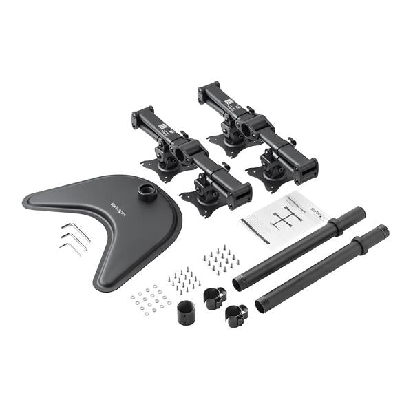 StarTech.com QUAD MONITOR STAND – Monitor-Tischständer – 13–27" – VESA 75×75/100×100 mm – bis 8 kg/Monitor