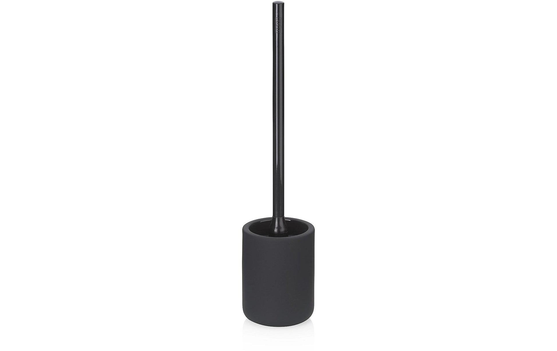 Kela WC-Bürstenset – Keramik, Schwarz, leicht zu reinigen, H 45 cm, Ø 10 cm