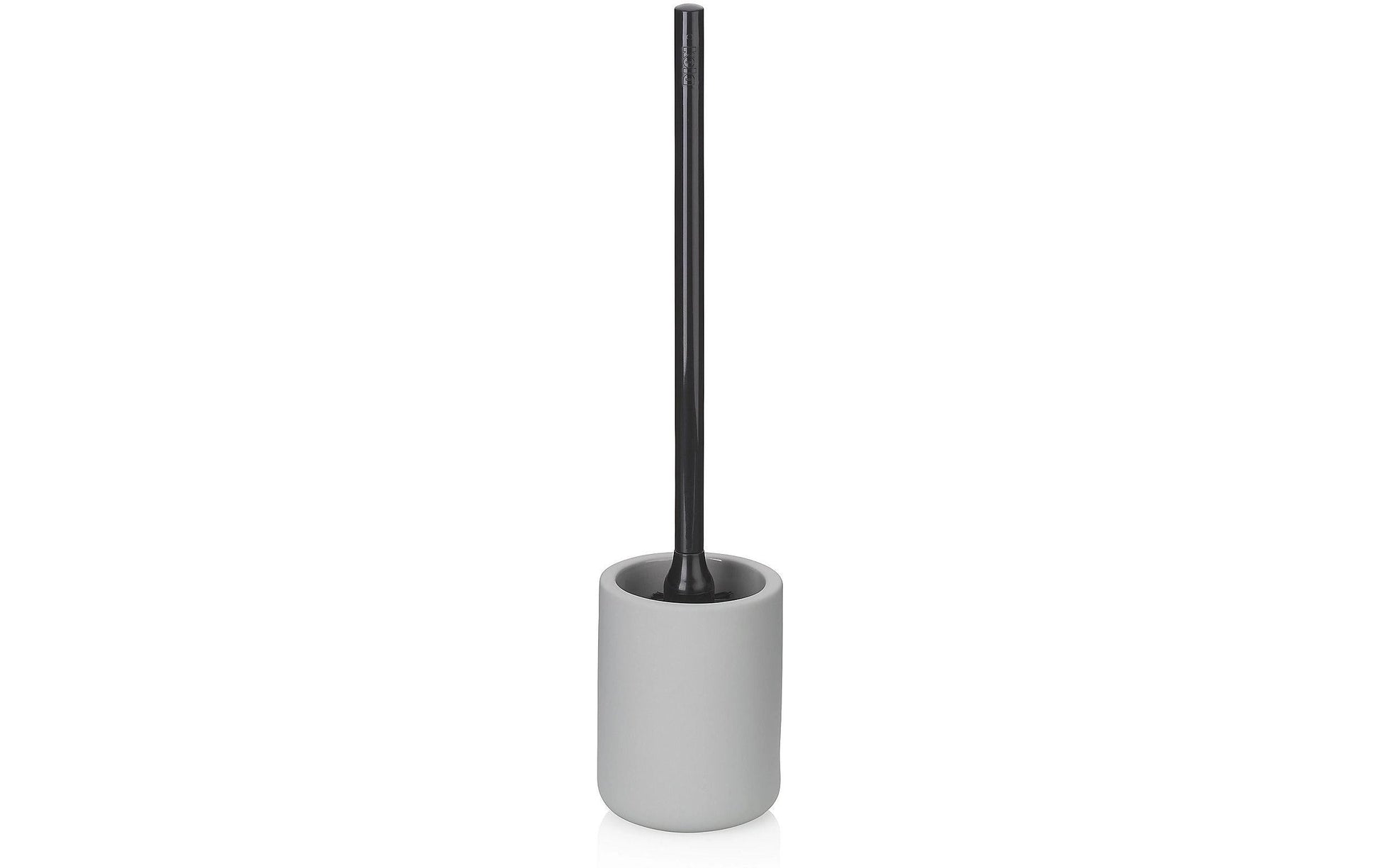 Kela 23956 – WC-Bürstenset – Keramik, Hellgrau, H 45 cm, Ø 10 cm
