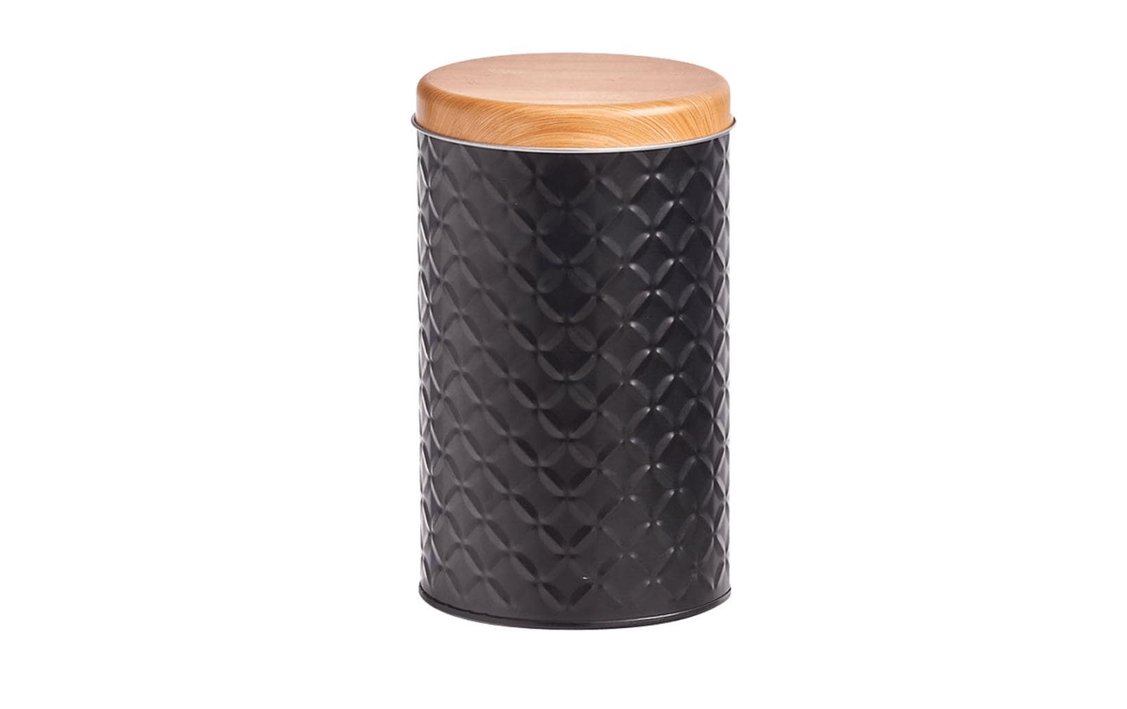 Zeller Present Vorratsdose 1,4 l, Ø 10,7 × 18 cm, Metall, Schwarz