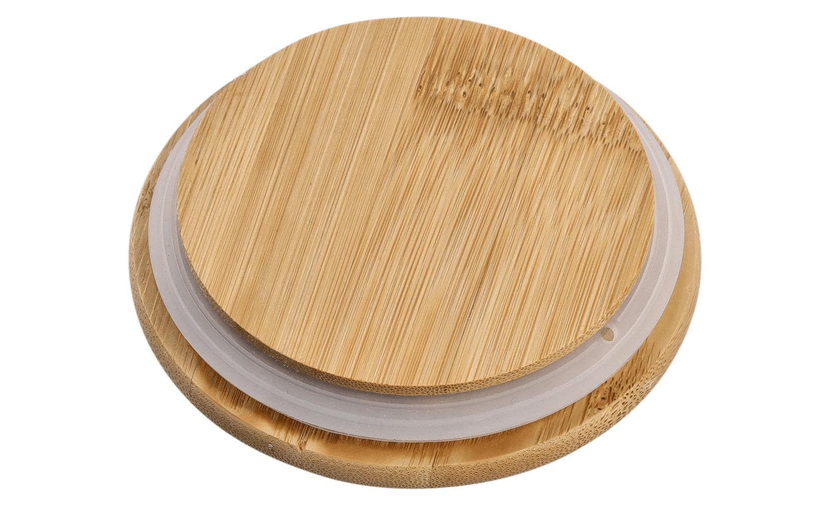 Zeller Present Vorratsdose 720 ml, Ø 10 × 15 cm, Keramik/Bambus, Mint