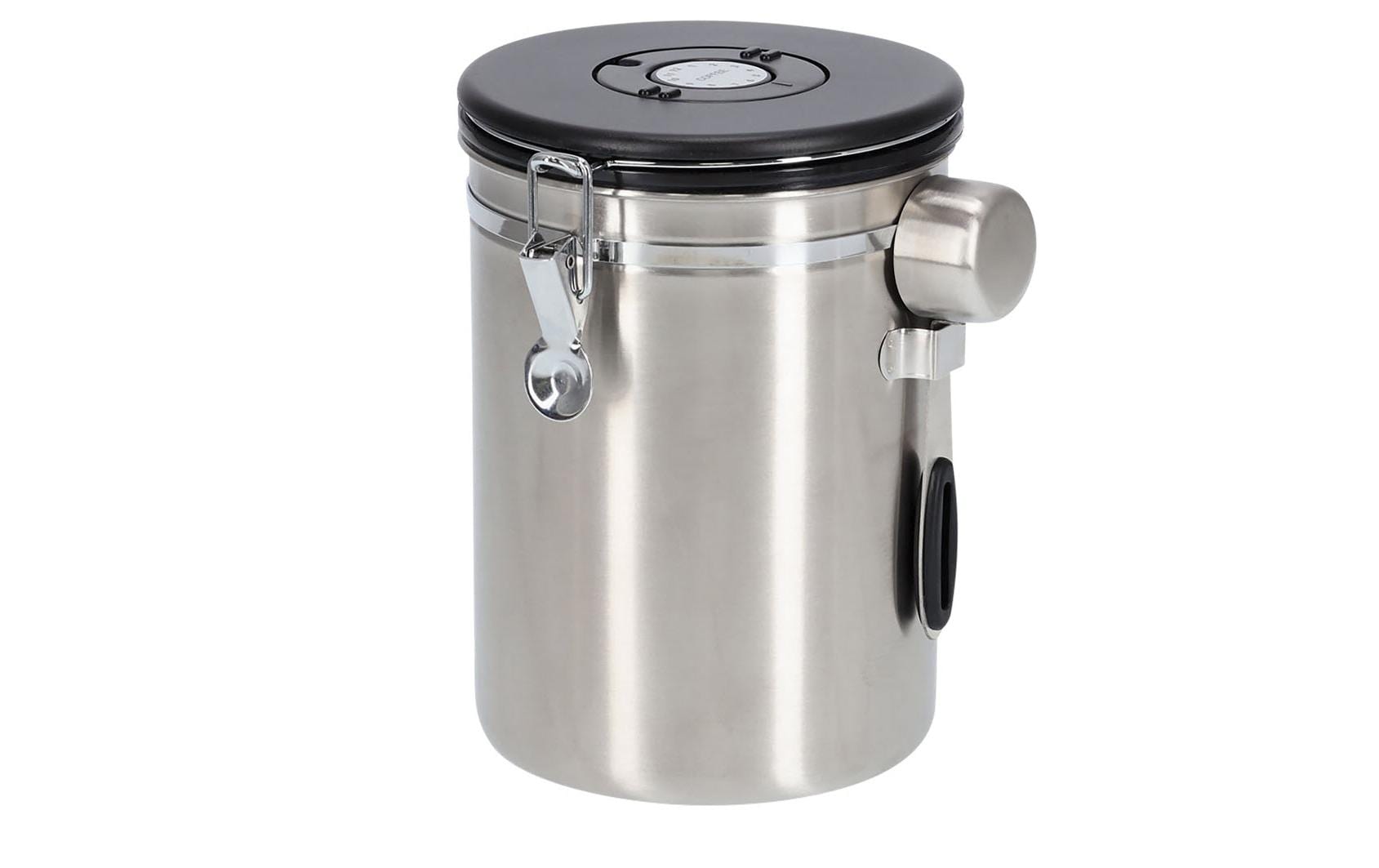 Zeller Present Vorratsdose 2,7 l, Ø 14 × 21,5 cm, Edelstahl/Kunststoff, Silber