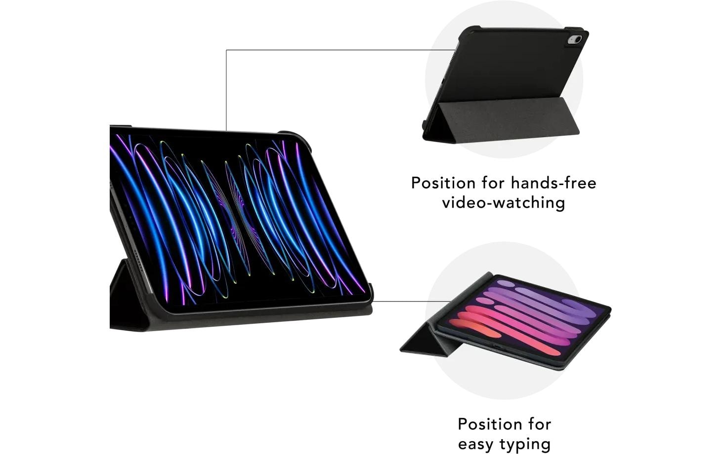 dbramante1928 Tablet-Hülle für iPad Pro 11" (M4 2024) – Schwarz