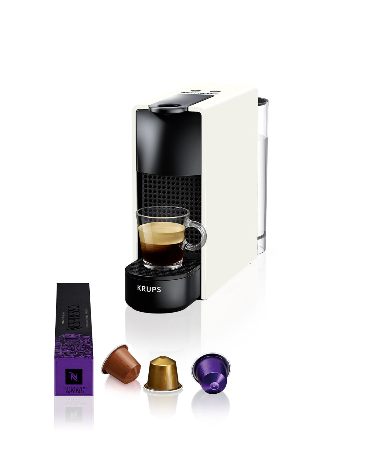 Krups XN1101 – Essenza Mini, Pad-Kaffeemaschine, 0,6 l Wassertank