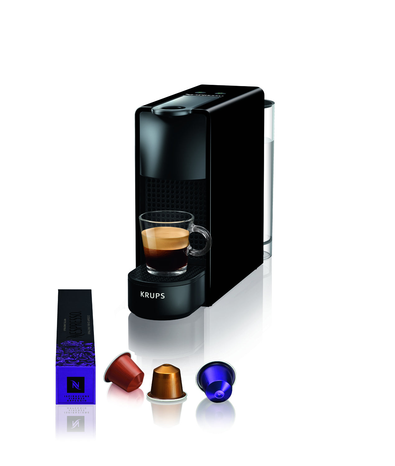 Krups Essenza Mini XN1108 Kapselmaschine – für Nespresso-Kapseln, 19 bar, 0,6 l, Schwarz