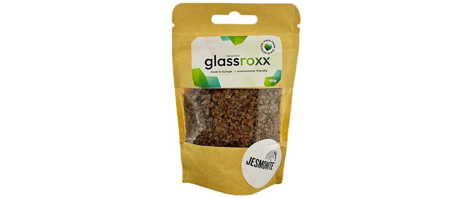 GlassRoxx Perlenmischung, Glas – Braun – 150 g