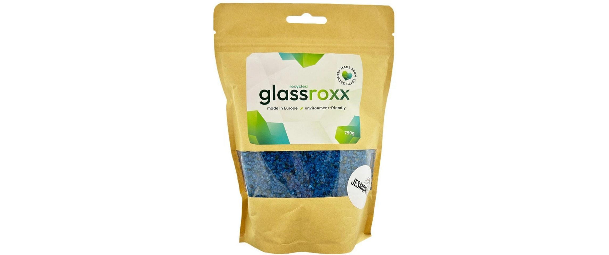 GlassRoxx Jesmonite – Glass Roxx Perlenmischung, Blau, 750 g