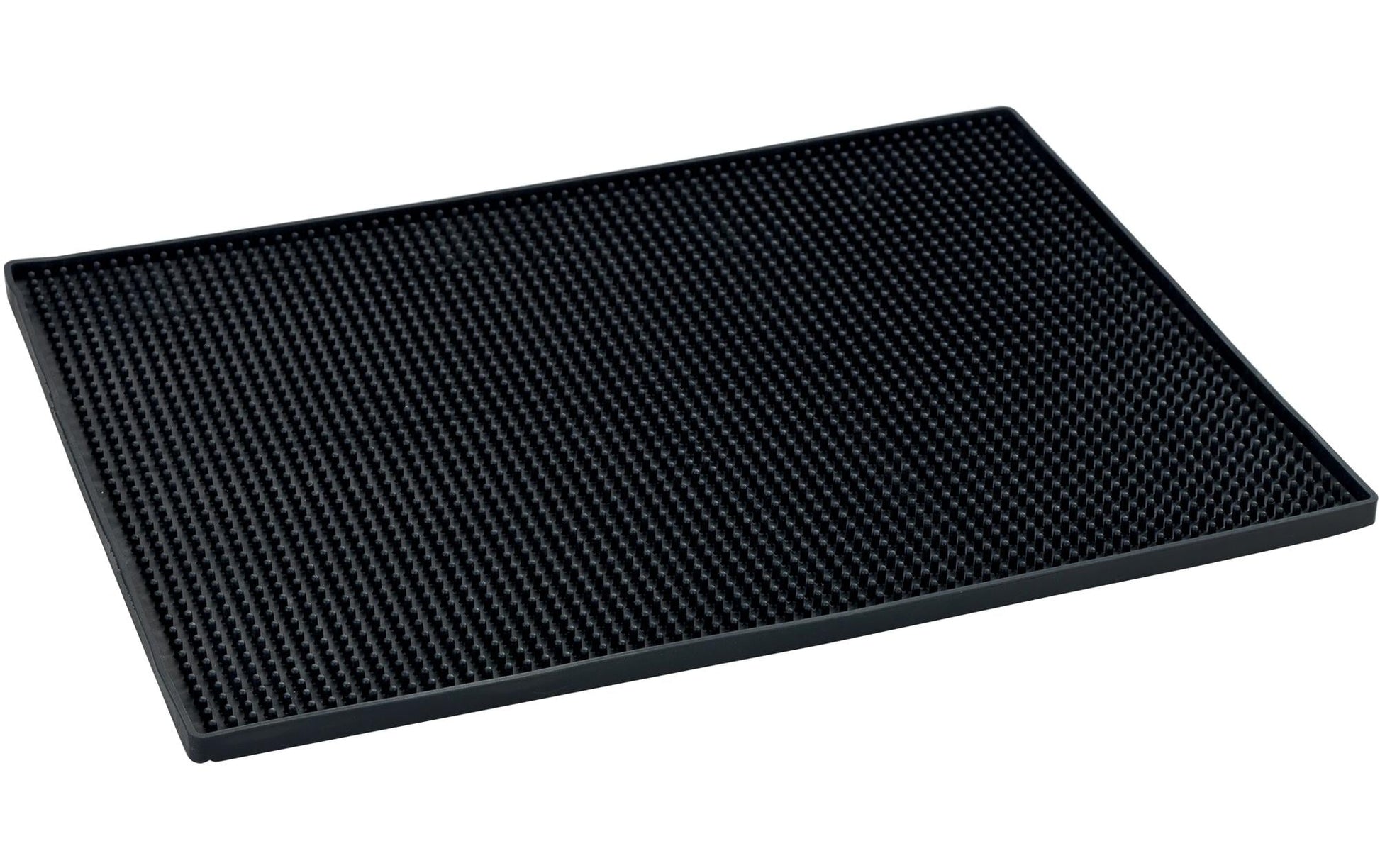 WENKO Abtropfmatte Maxi – Thermoplast – Schwarz – 40 × 1 × 30 cm