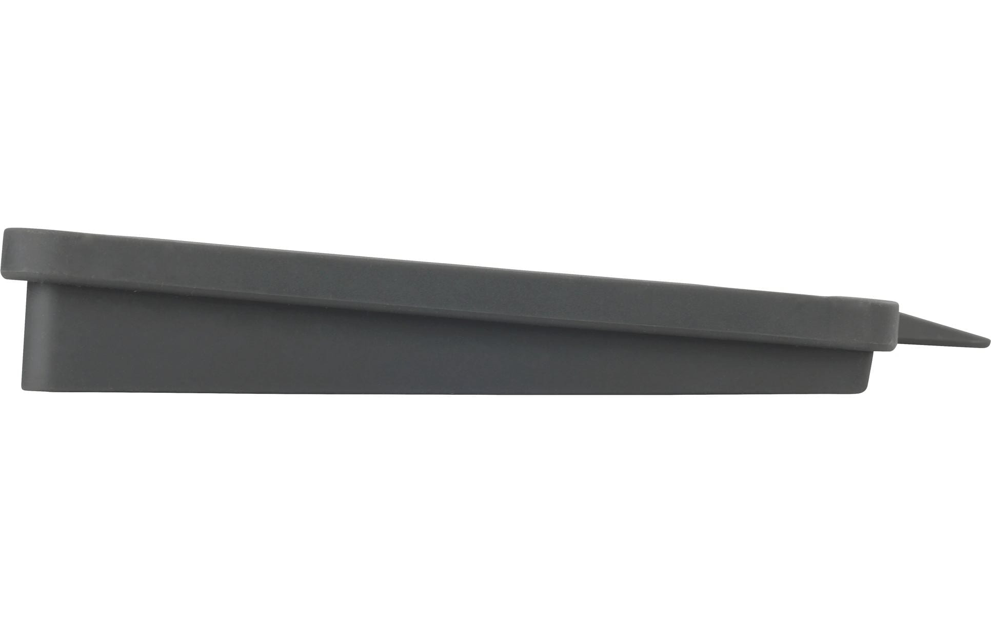 WENKO Abtropfmatte 20 × 40 × 3 cm, Kunststoff, Grau