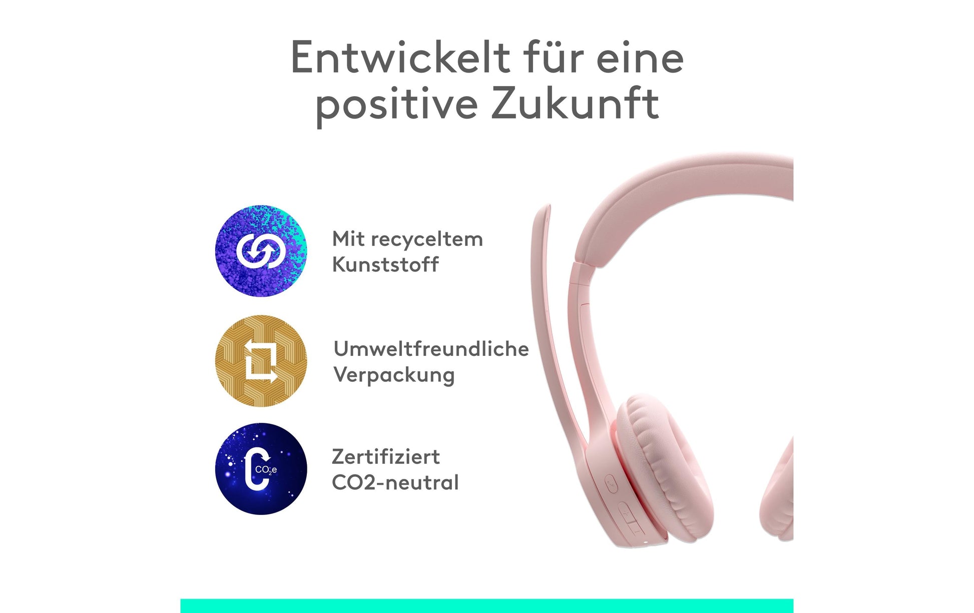 Logitech ZONE 300 – Kopfhörer – Rose