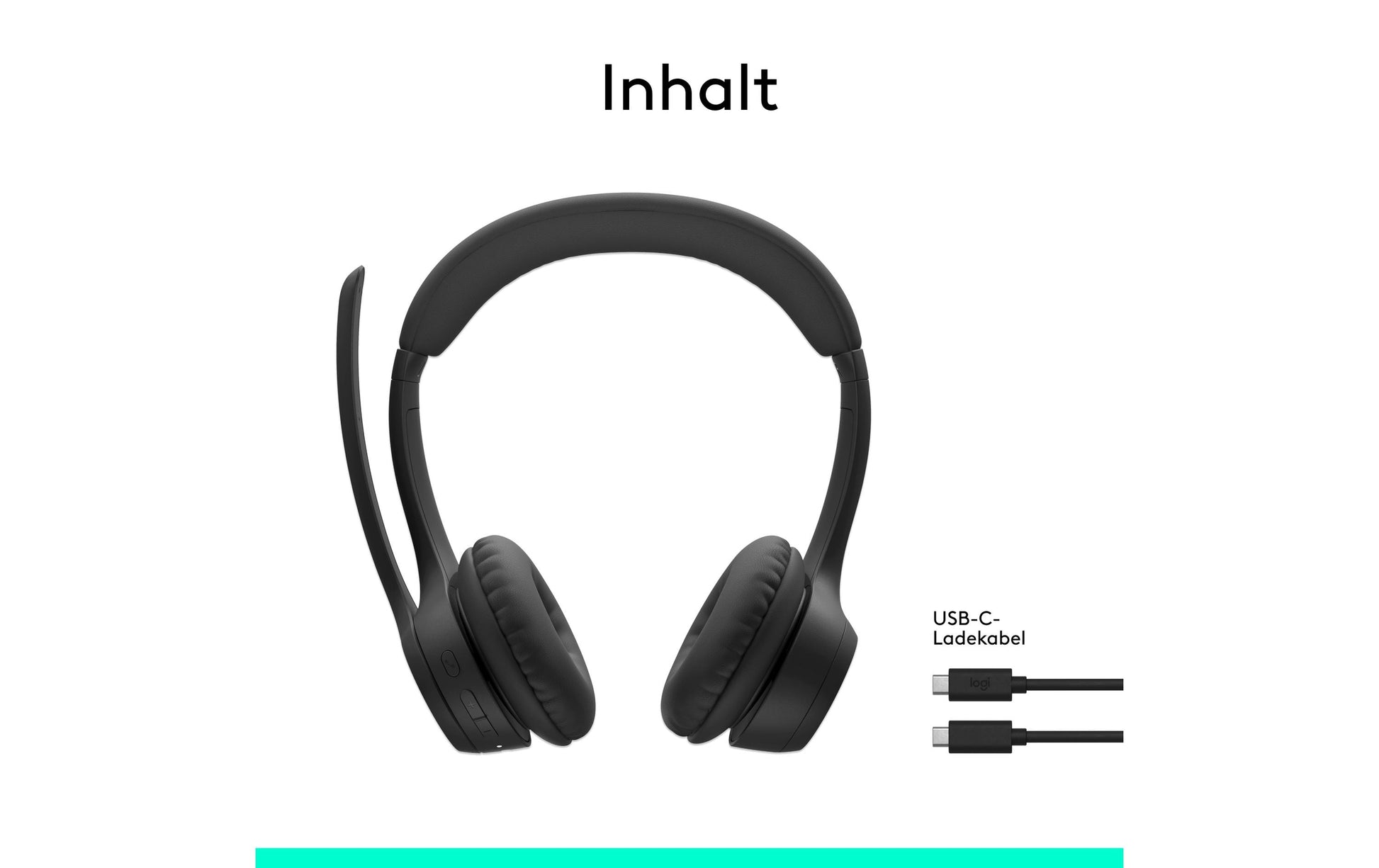 Logitech ZONE 300 – Kopfhörer – Schwarz