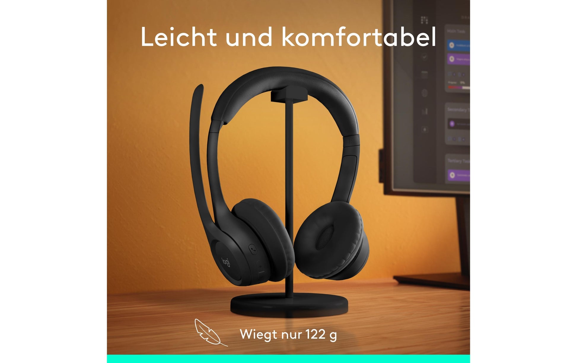 Logitech ZONE 300 – Kopfhörer – Schwarz