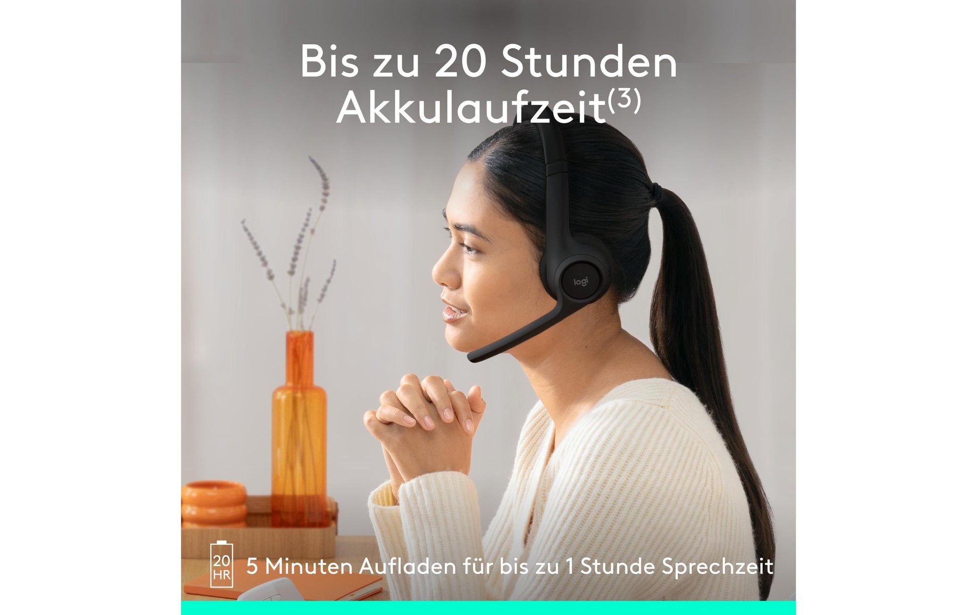 Logitech ZONE 300 – Kopfhörer – Schwarz