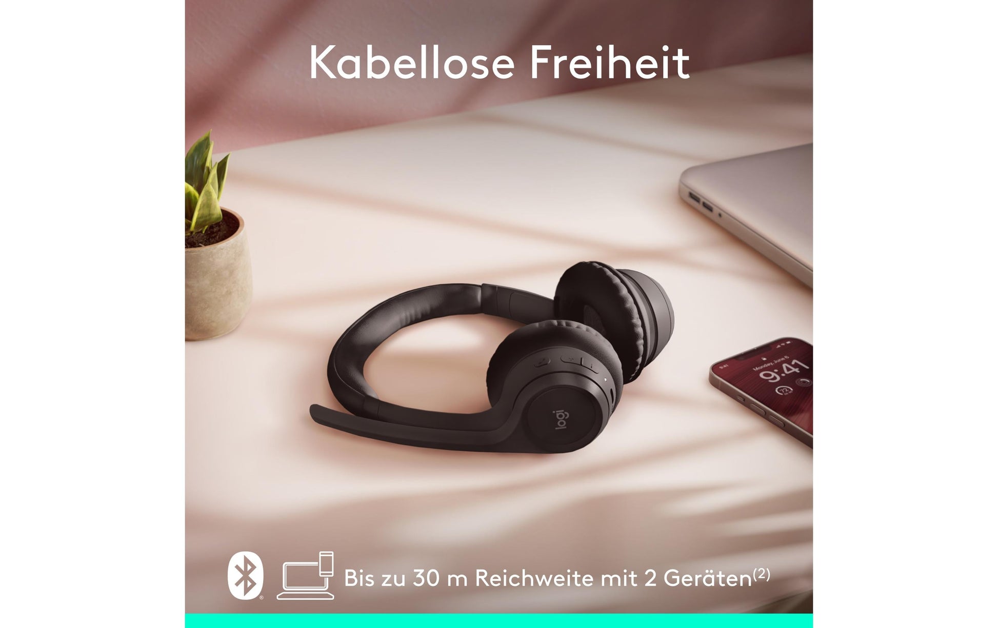 Logitech ZONE 300 – Kopfhörer – Schwarz