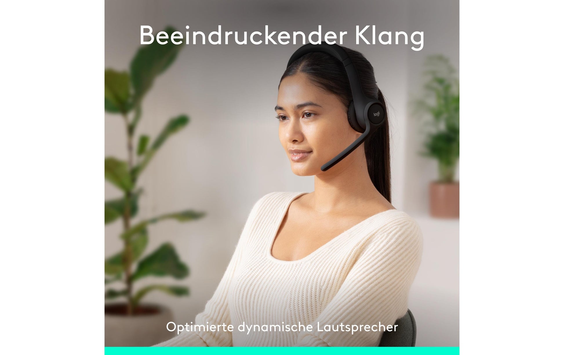 Logitech ZONE 300 – Kopfhörer – Schwarz