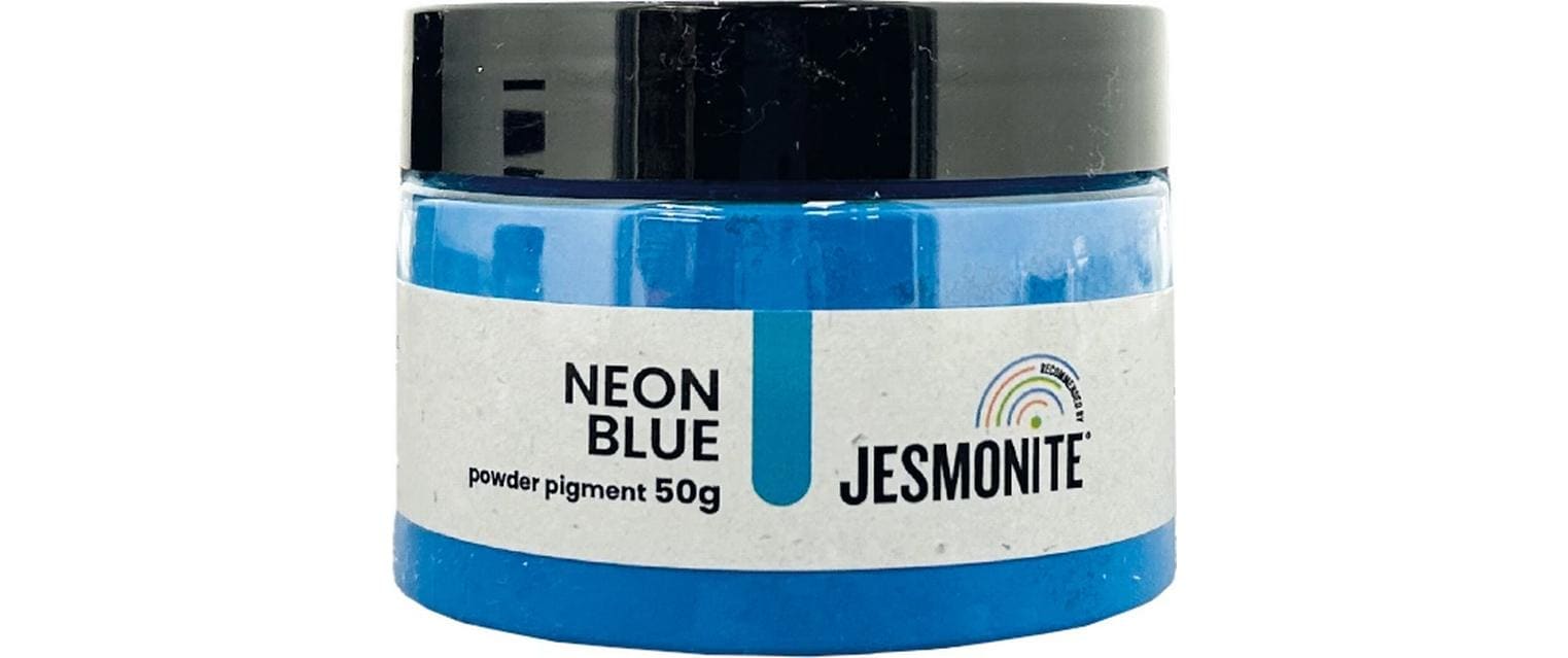 Jesmonite Pigmentpulver, Neon, Blau, 50 g