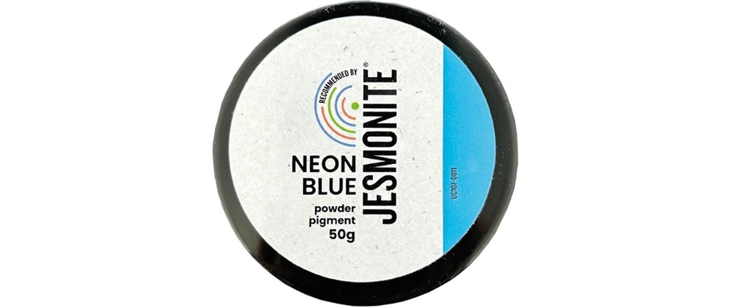 Jesmonite Pigmentpulver, Neon, Blau, 50 g