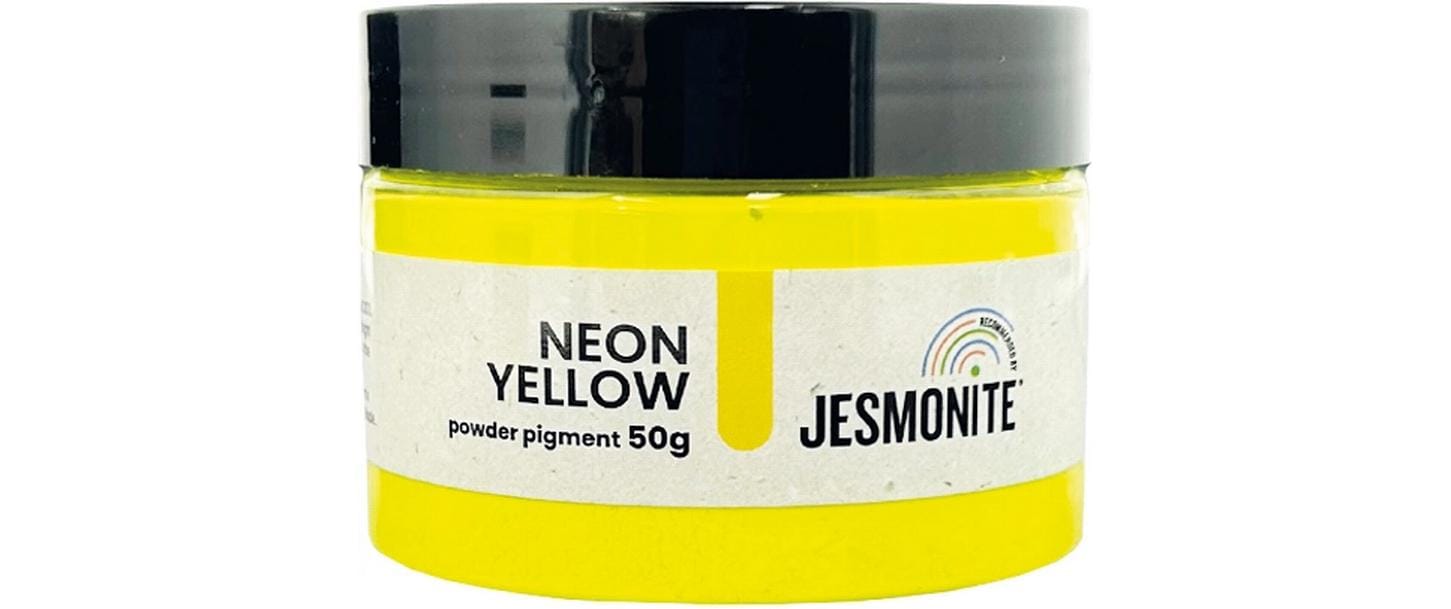 Jesmonite Pigment (Pulver) – Gelb, Neon – 50 g