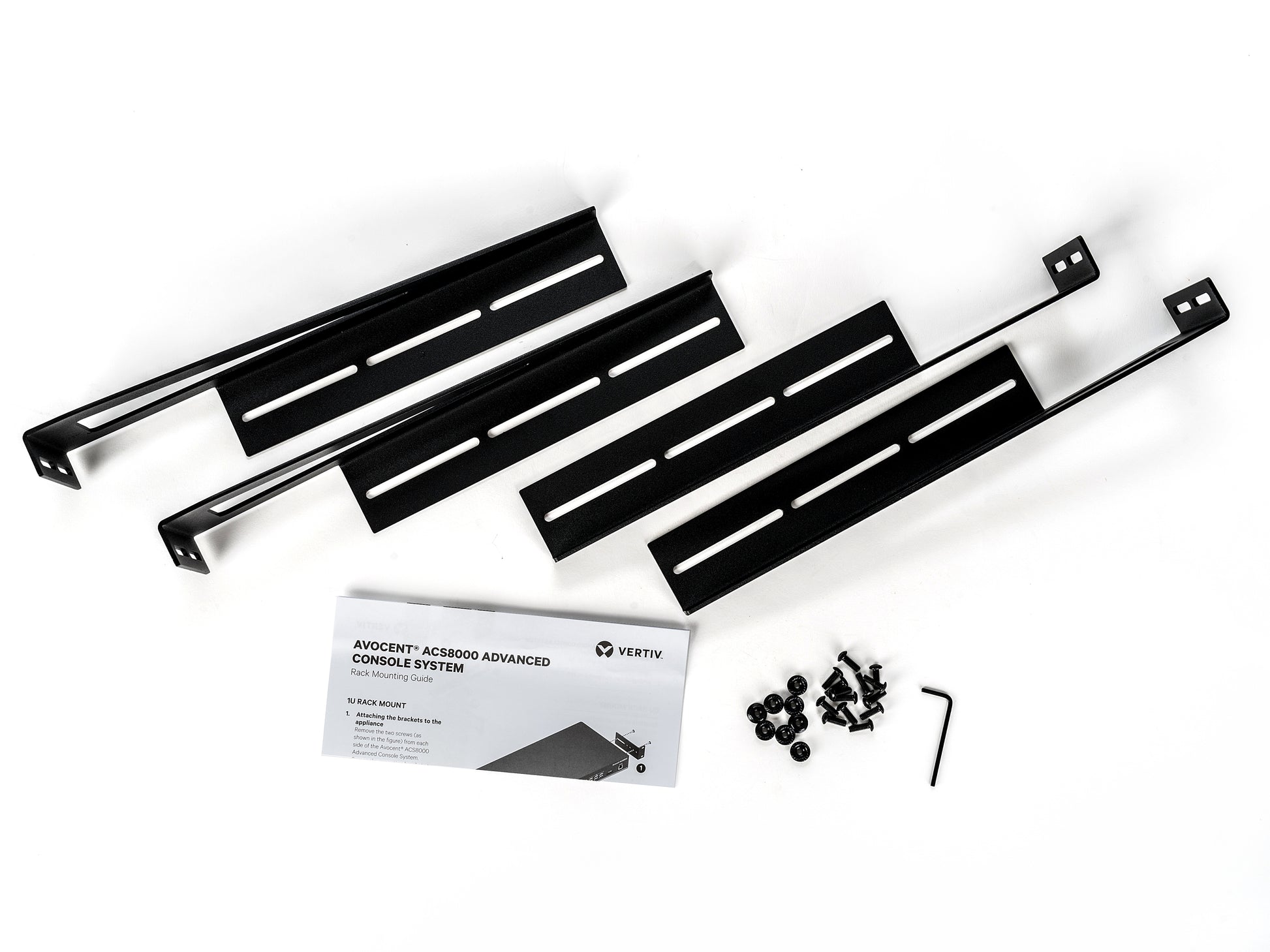 Vertiv Avocent RMK-88 – Rack-Schienen/Zubehör – 0U, Metall – Schwarz – für Vertiv Avocent ACS8000/ACS9000
