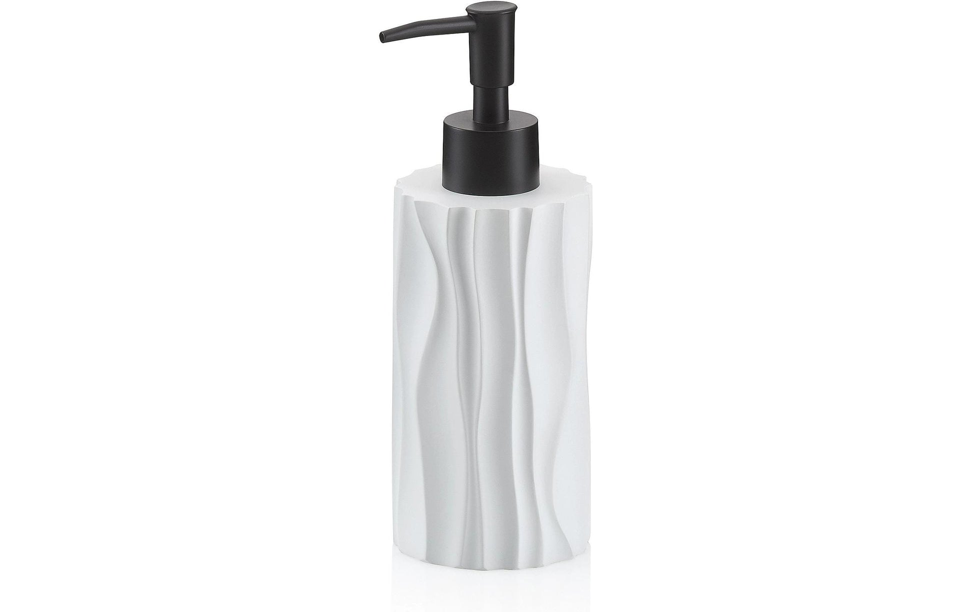 Kela Merida Seifenspender – Polyresin, Weiss, 200 ml