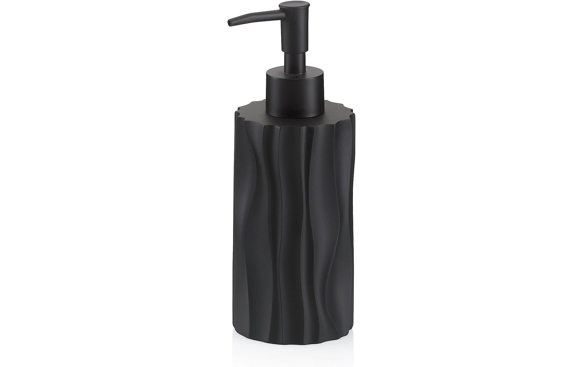 Kela Merida Seifenspender – Polyresin, schwarz, 200 ml