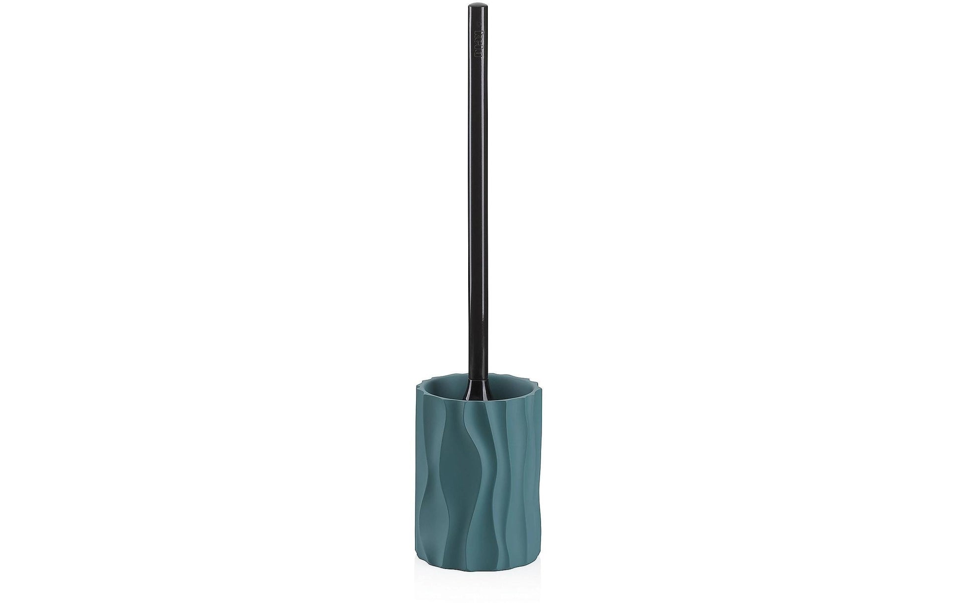 Kela Merida – WC-Bürstenset – Polyresin, Petrol, H 43 cm, Ø 10 cm