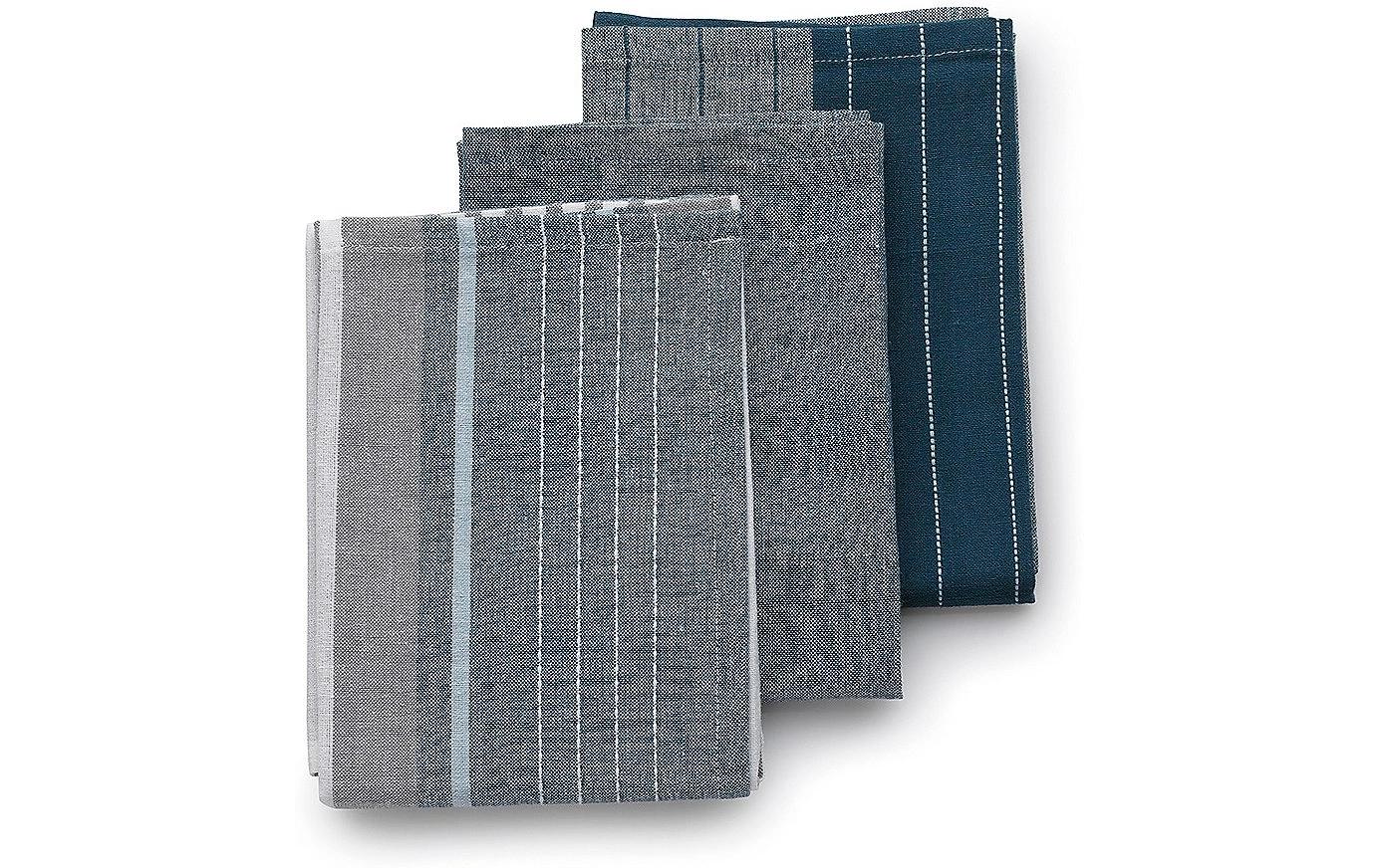 Kela Geschirrtuch Pasado – assortiert – 45 × 65 cm – Baumwolle – 3er-Set