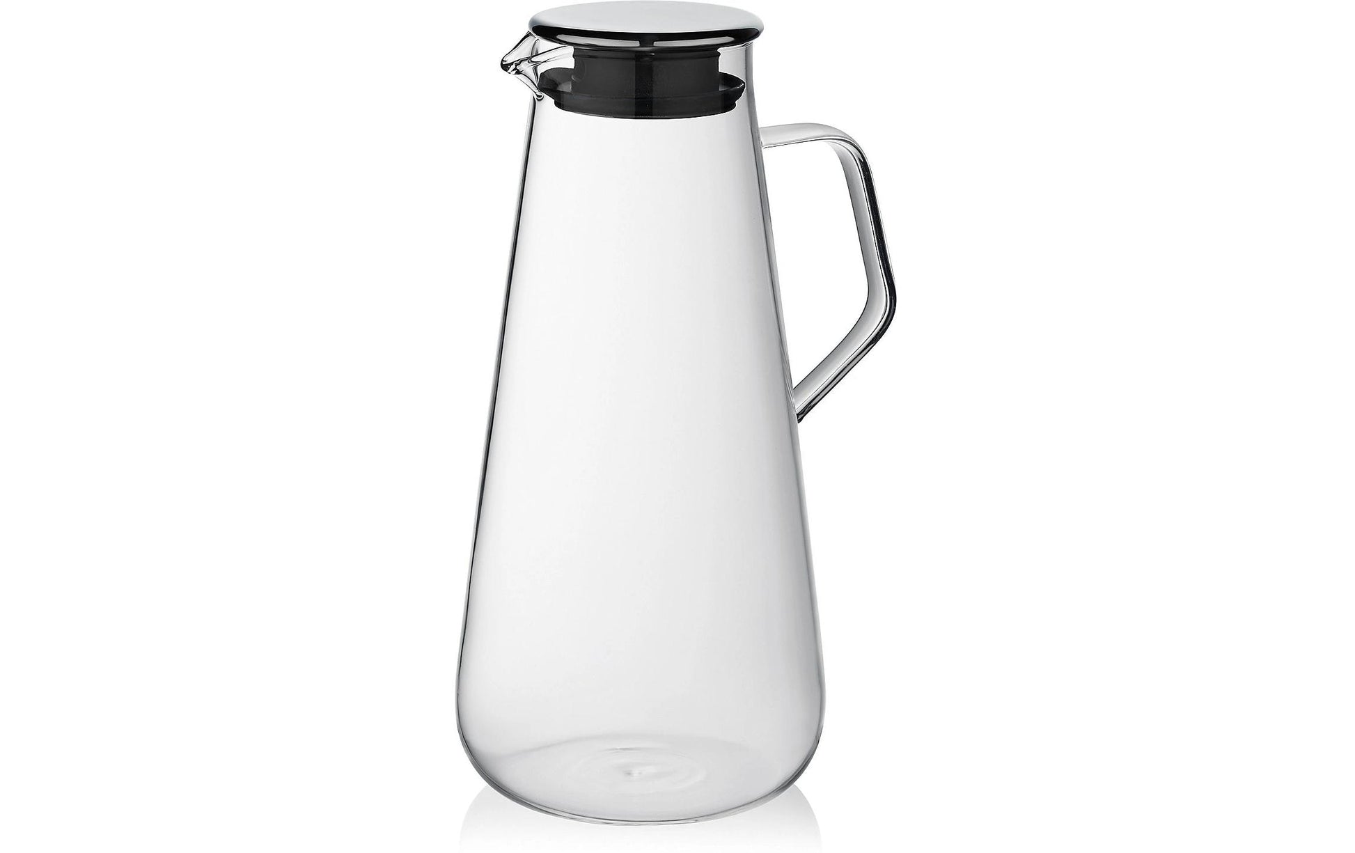 Kela Karaffe – 1,5 l, Ø 12 cm, Borosilikatglas, Transparent, mit Deckel, spülmaschinenfest