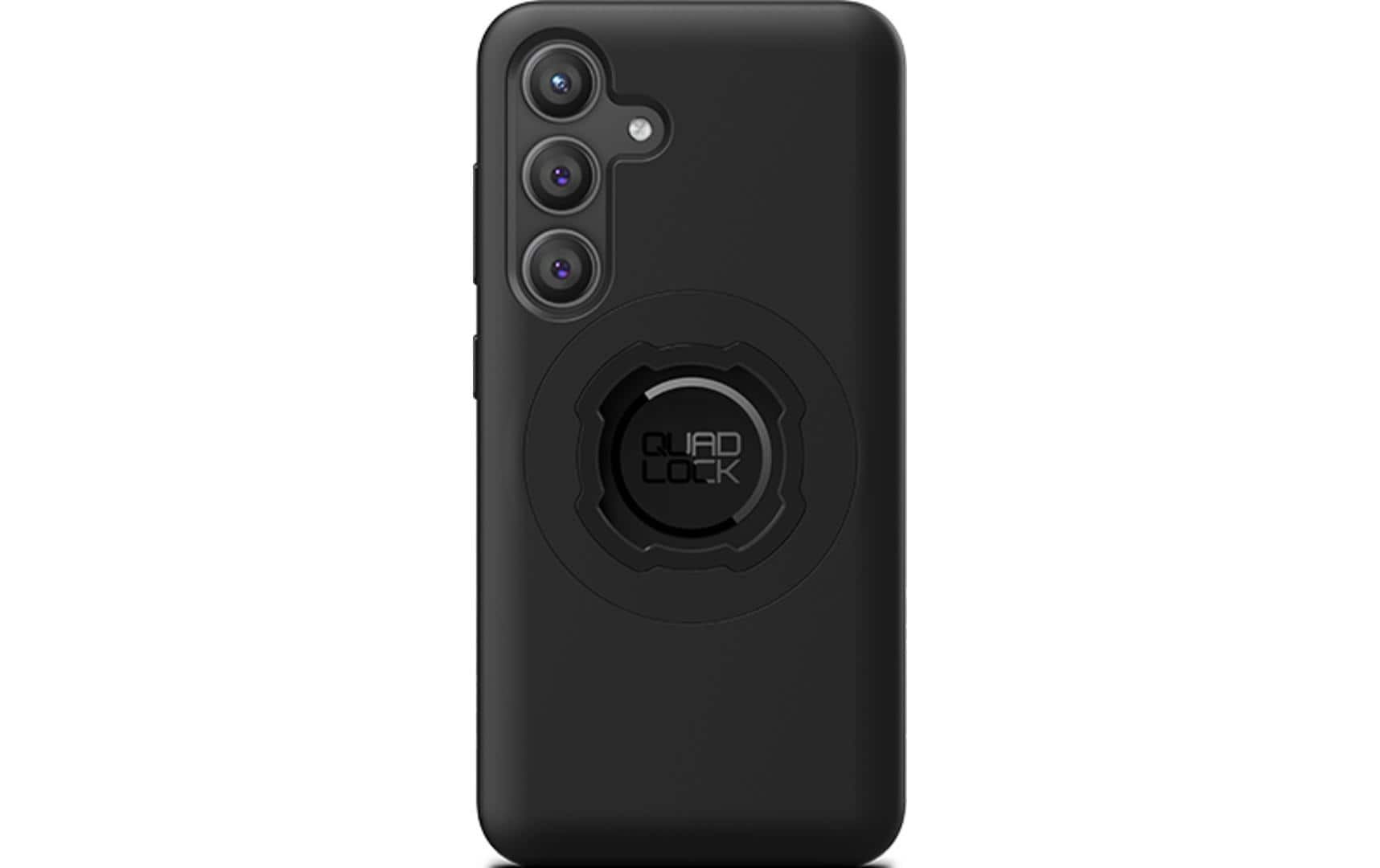 Quad Lock Backcover – für Samsung Galaxy S24, MagSafe, PC+TPU, Schwarz