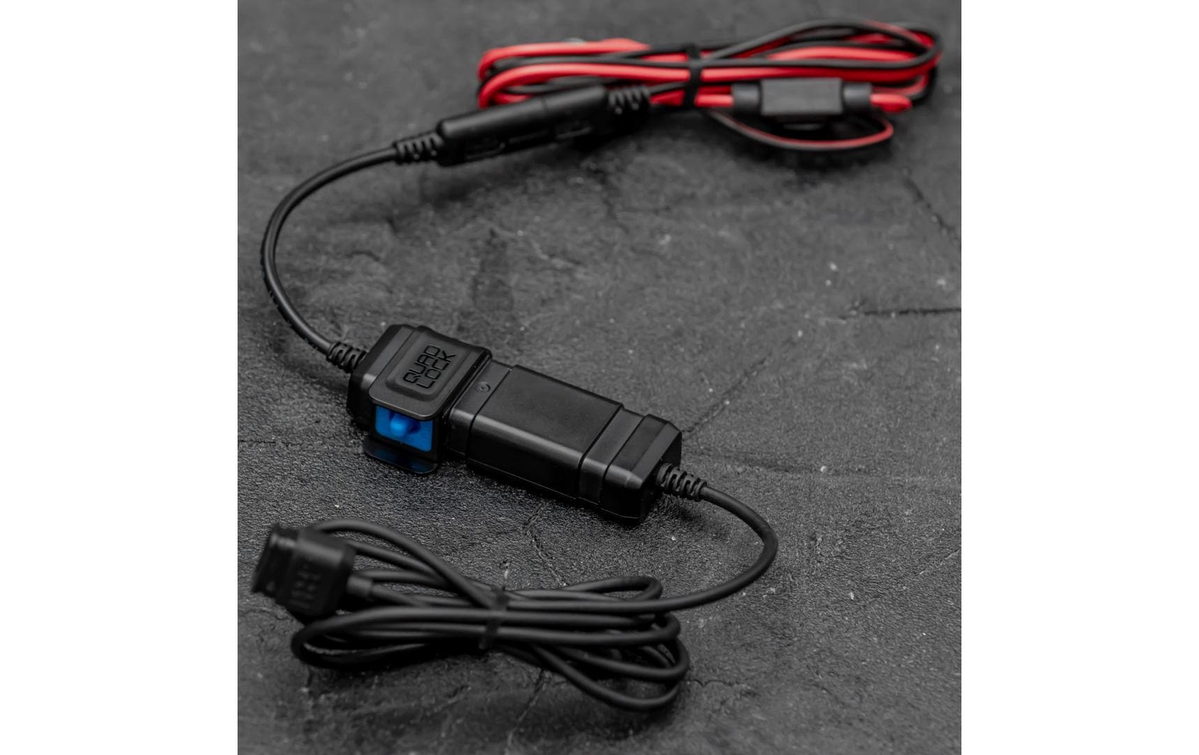 Quad Lock Adapter – 12 V zu USB, wasserdicht, schwarz