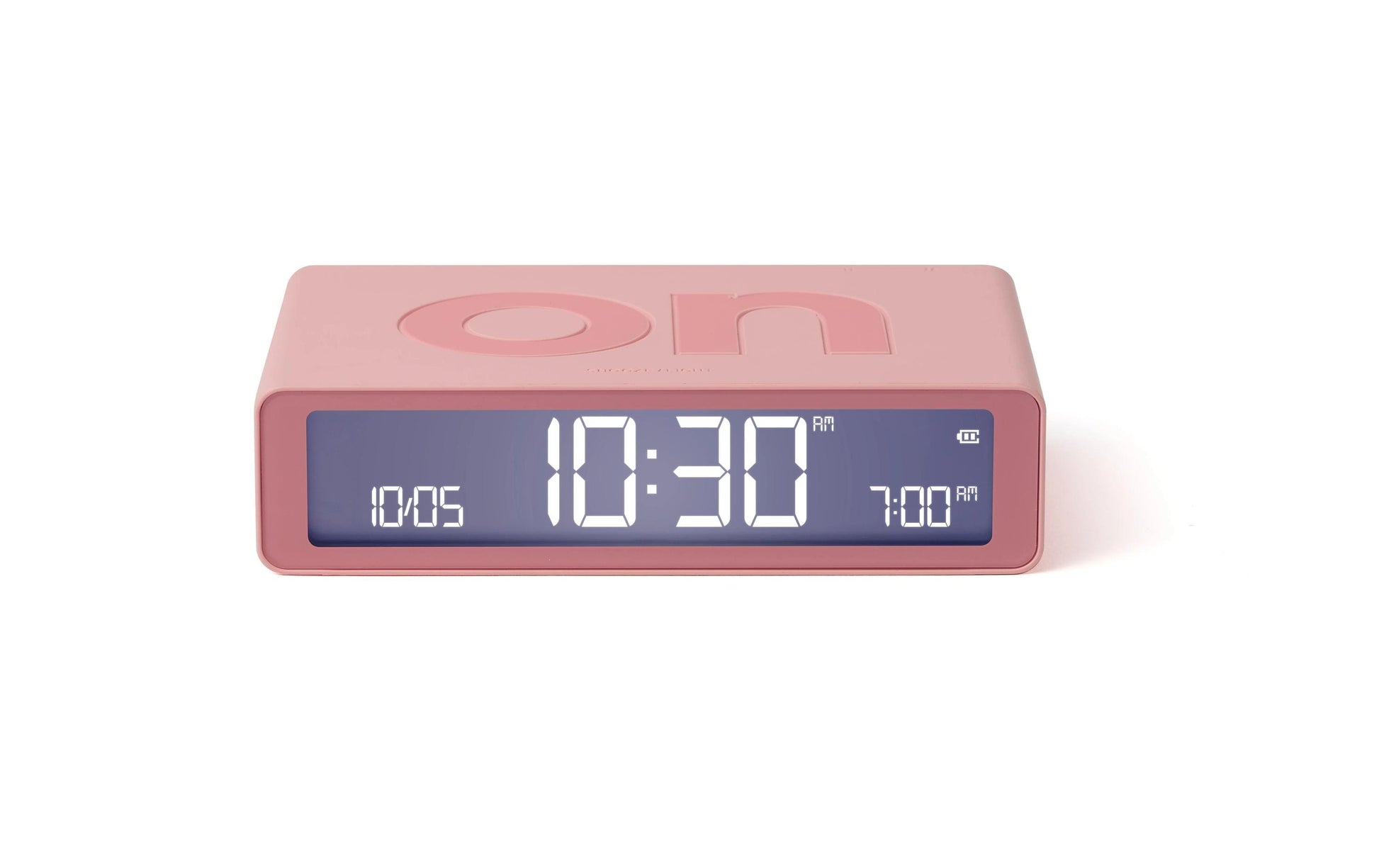LEXON Digitalwecker – Snooze, USB, 10,4 × 2,6 × 6,5 cm, Rosa