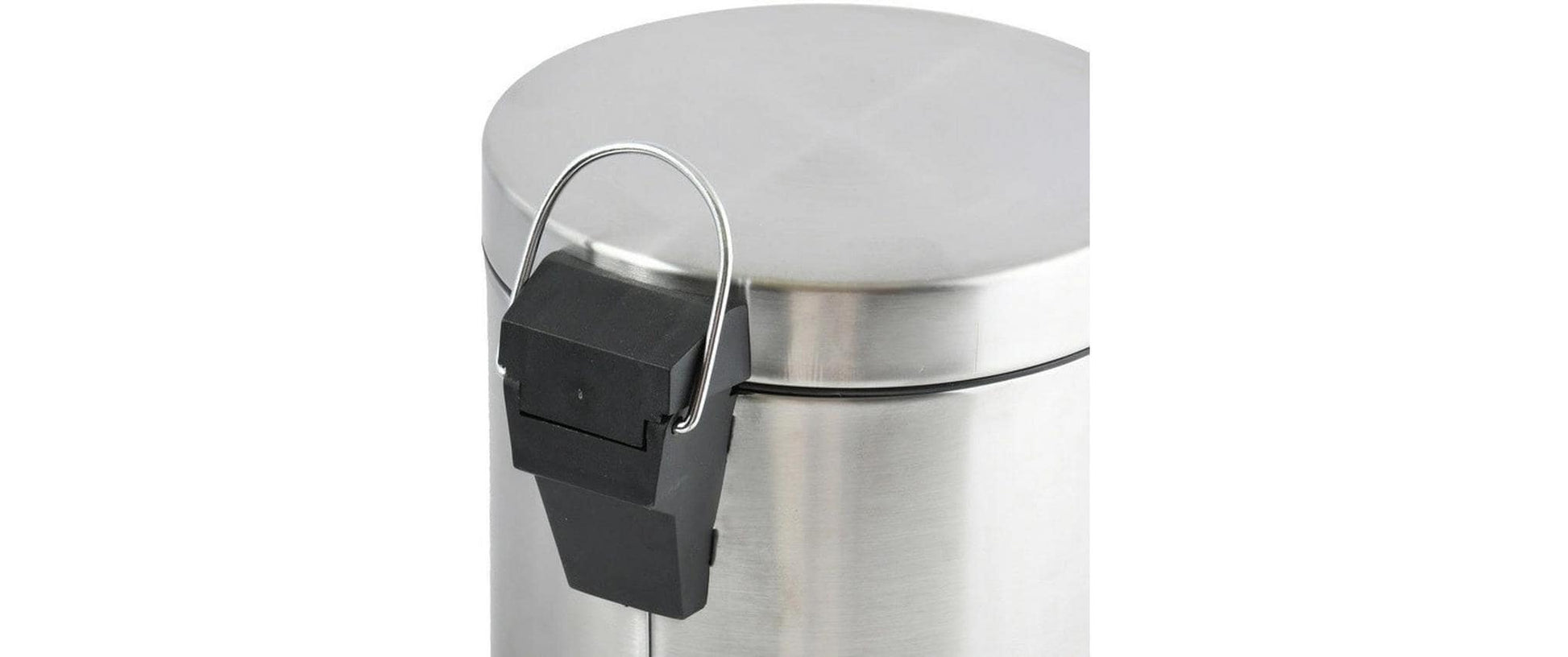 MSV Treteimer – 5 l – Edelstahl, rund