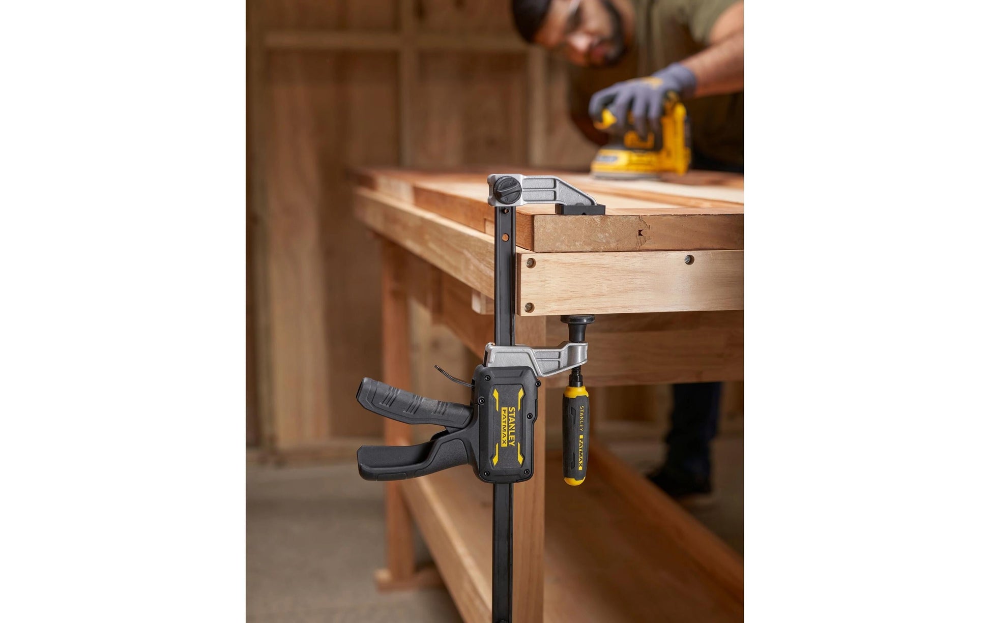 Stanley FatMax Hybrid Einhandzwinge – Spannweite 600 mm