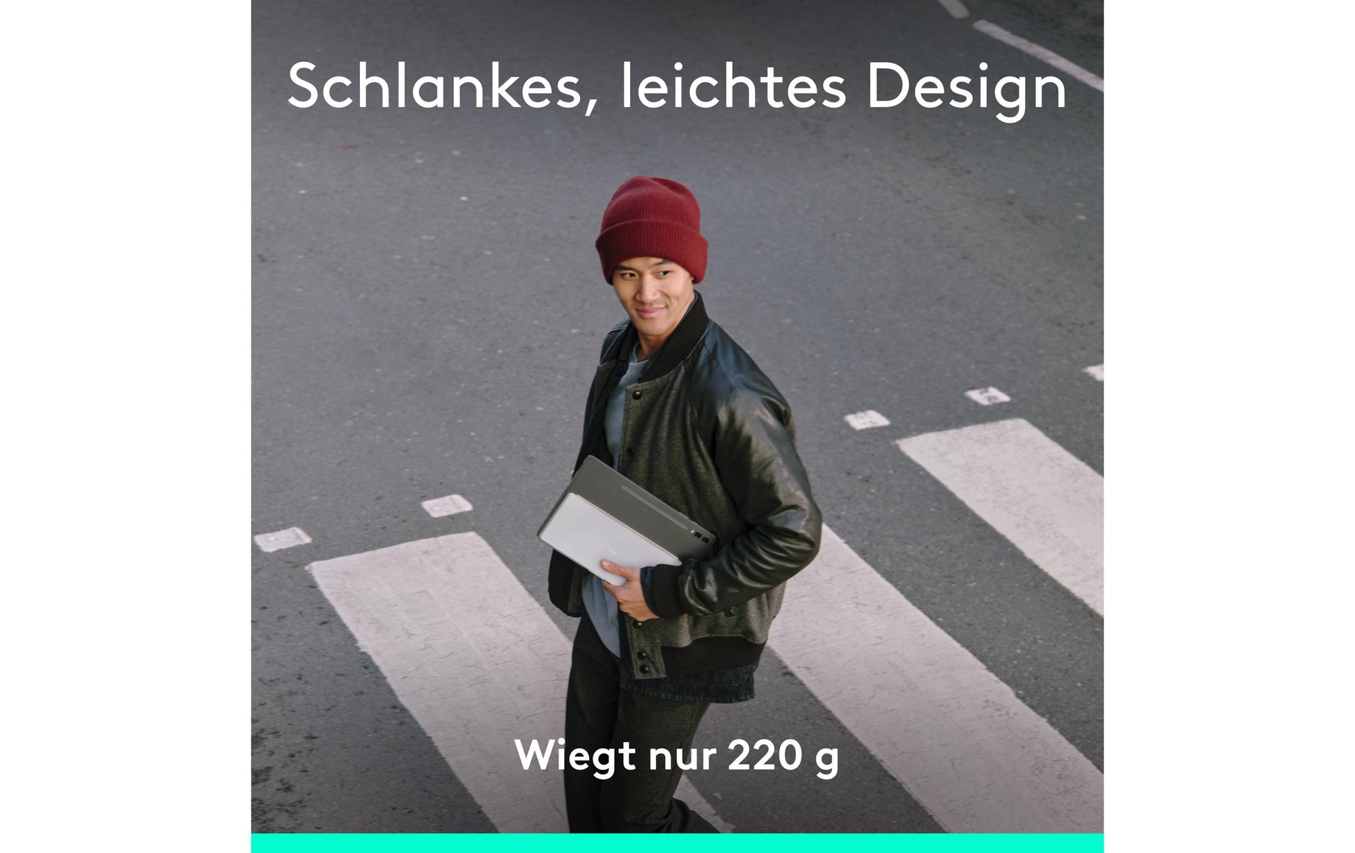 Logitech Keys-To-Go 2 – Tastatur, CH-Layout (DE-CH), Grau