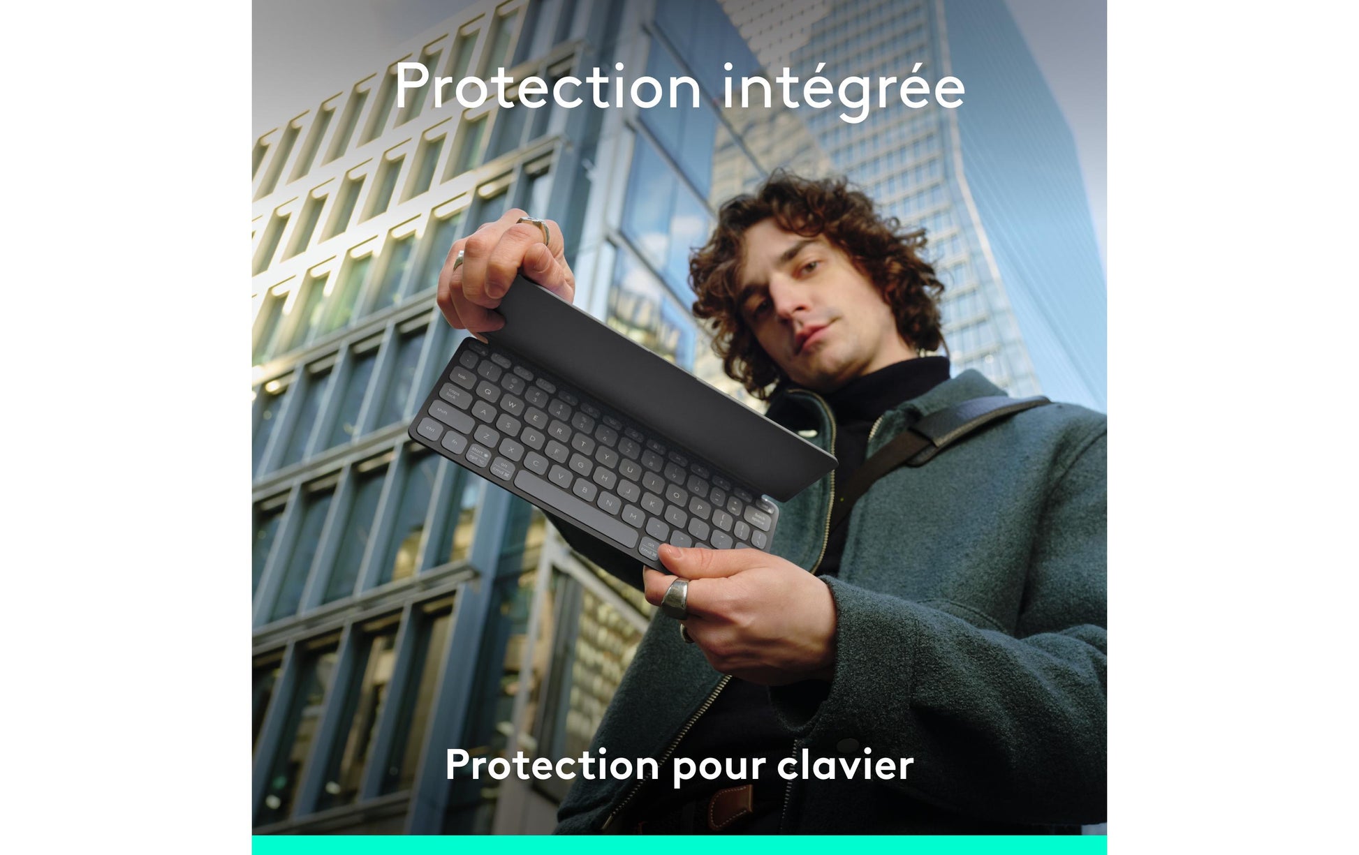 Logitech Keys-To-Go 2 – Tastatur, kabellos (Bluetooth), CH-Layout (DE-CH), Grau