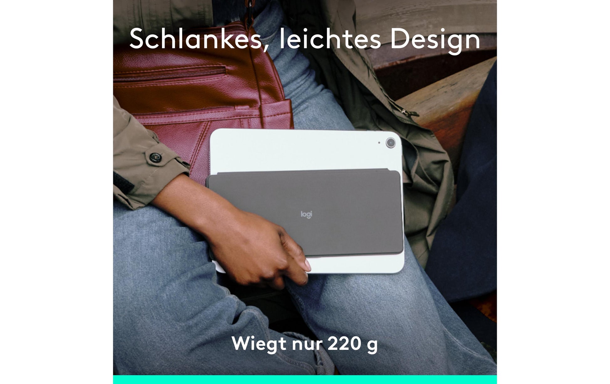 Logitech Keys-To-Go 2 – Tastatur, kabellos (Bluetooth), CH-Layout (DE-CH), Grau