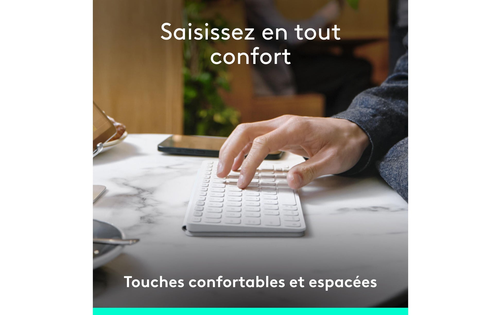Logitech Keys-To-Go 2 – Tastatur, CH-Layout (DE-CH), Grau