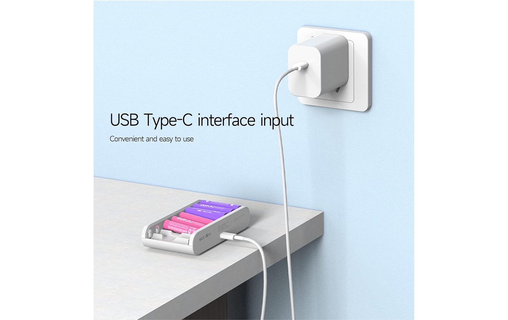 ISDT A8 Air Batterieladegerät 4× – für AA/AAA, Li‑Ion/LiFePO4/NiMH – USB‑C×1 – grau