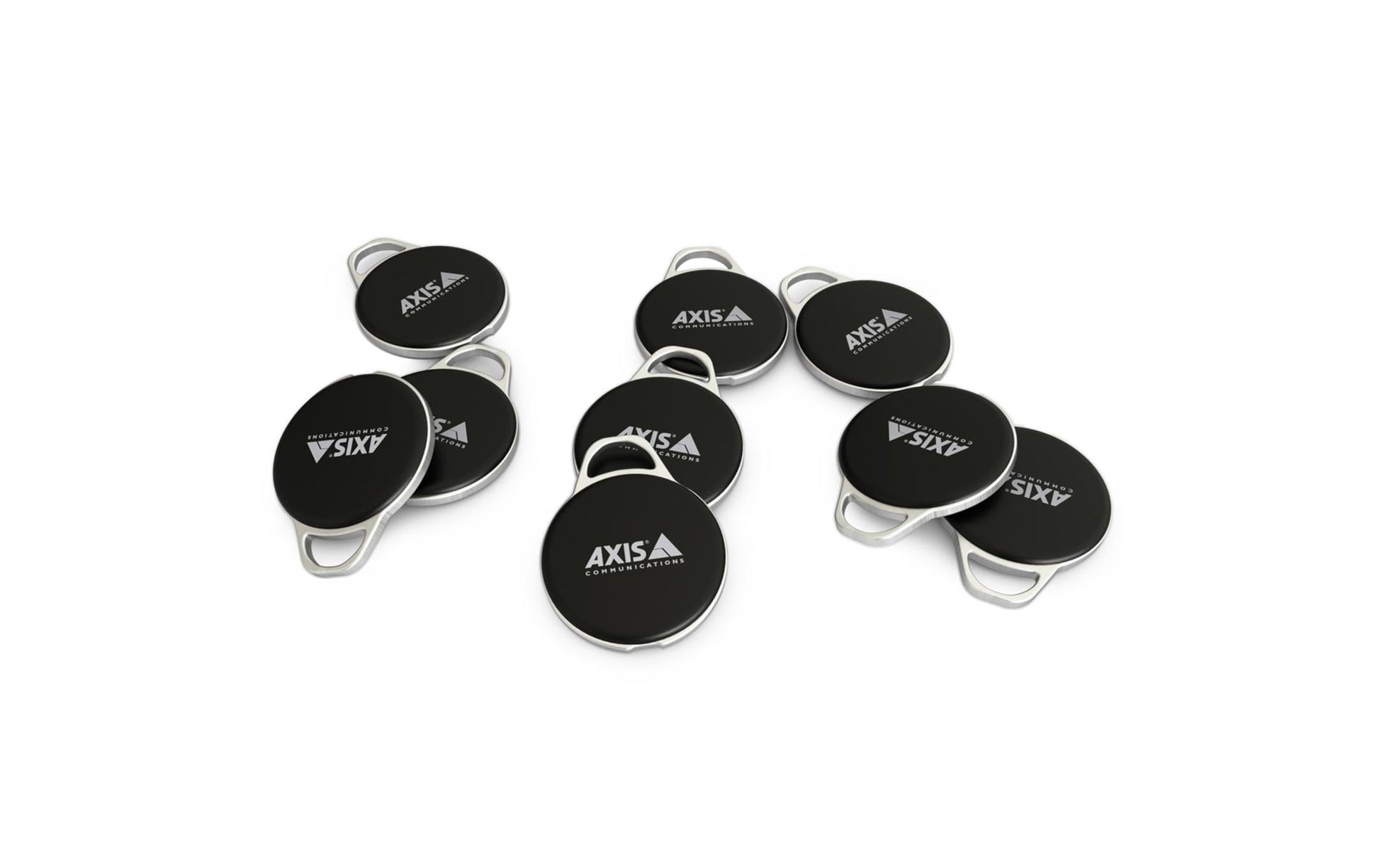 Axis TA4712 RFID-Schlüsselanhänger – 13,56 MHz, 50 Stk., Schwarz/Grau, für Axis A1210, A1610, A8207-VE Mk II