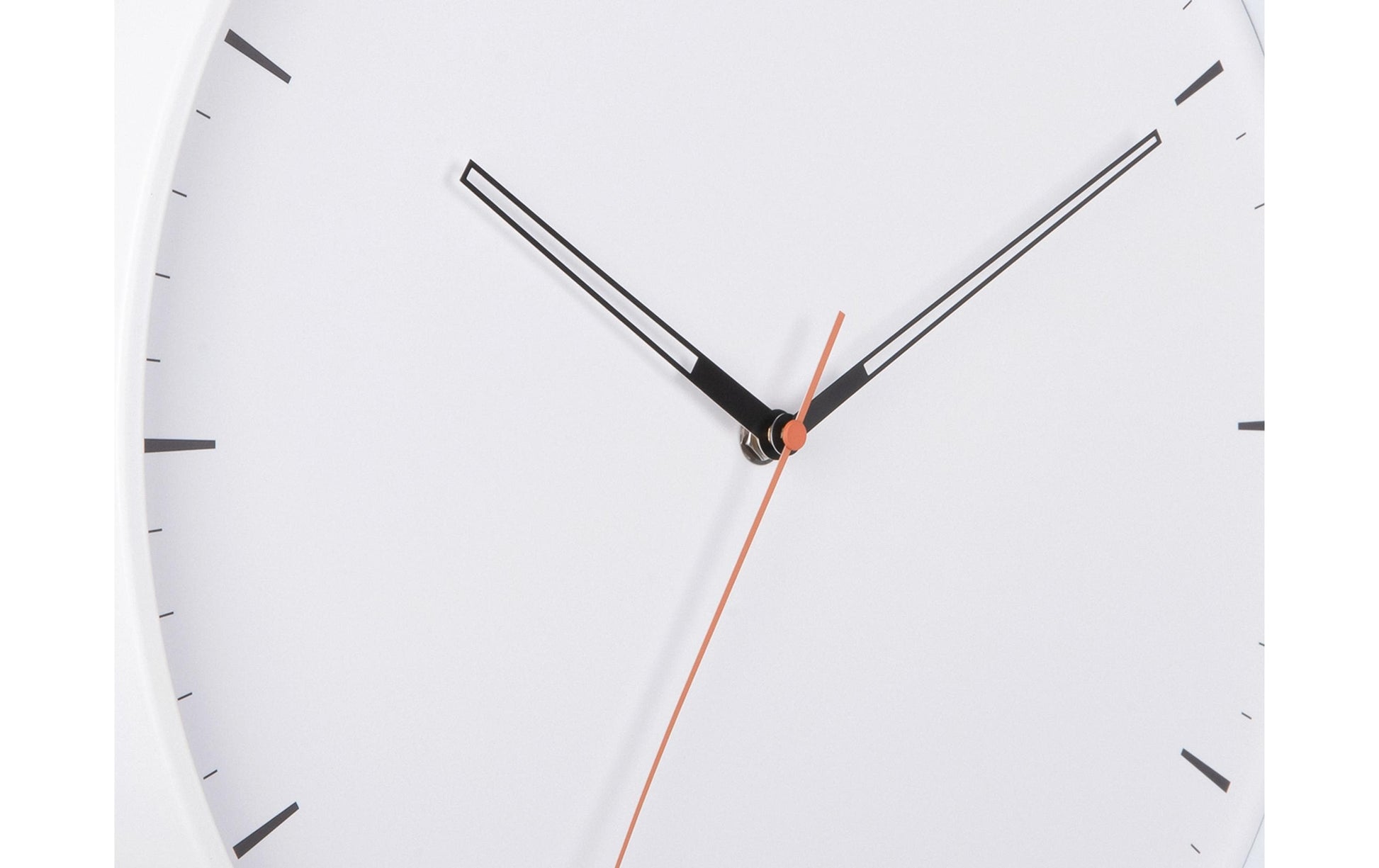 Karlsson Wanduhr Calm – Ø 40 cm, weiss, Metall, lautlos