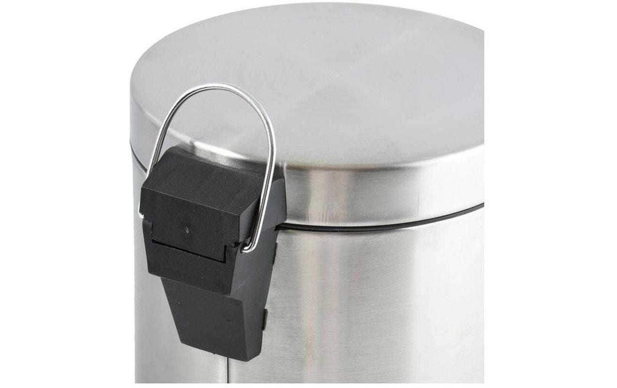 MSV Treteimer – 5 l – Edelstahl, rund