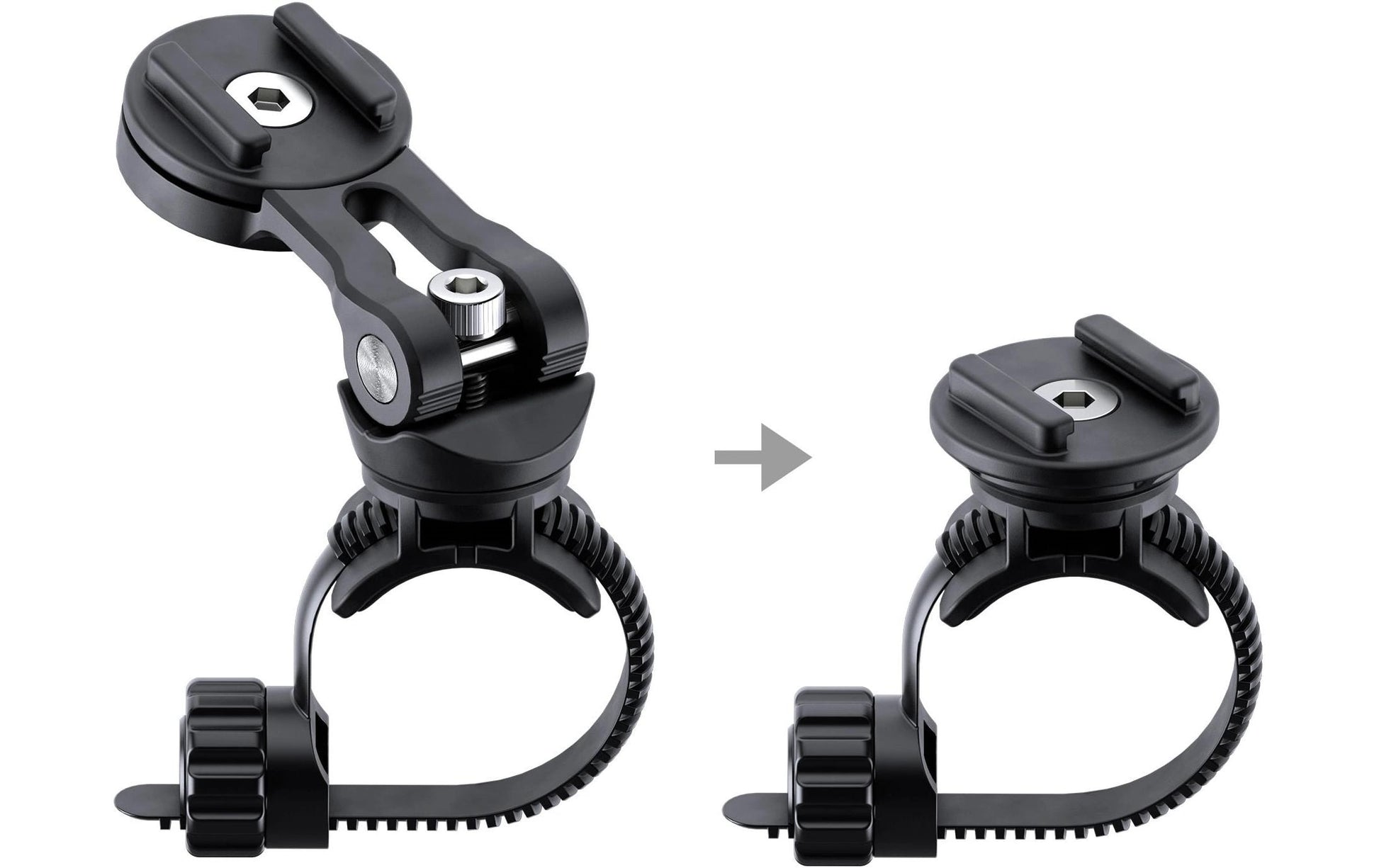 SP Connect Universal Fahrradhalterung – Fahrrad-/Motorrad-Halterung – Lenker-Klemmhalterung – für Smartphones