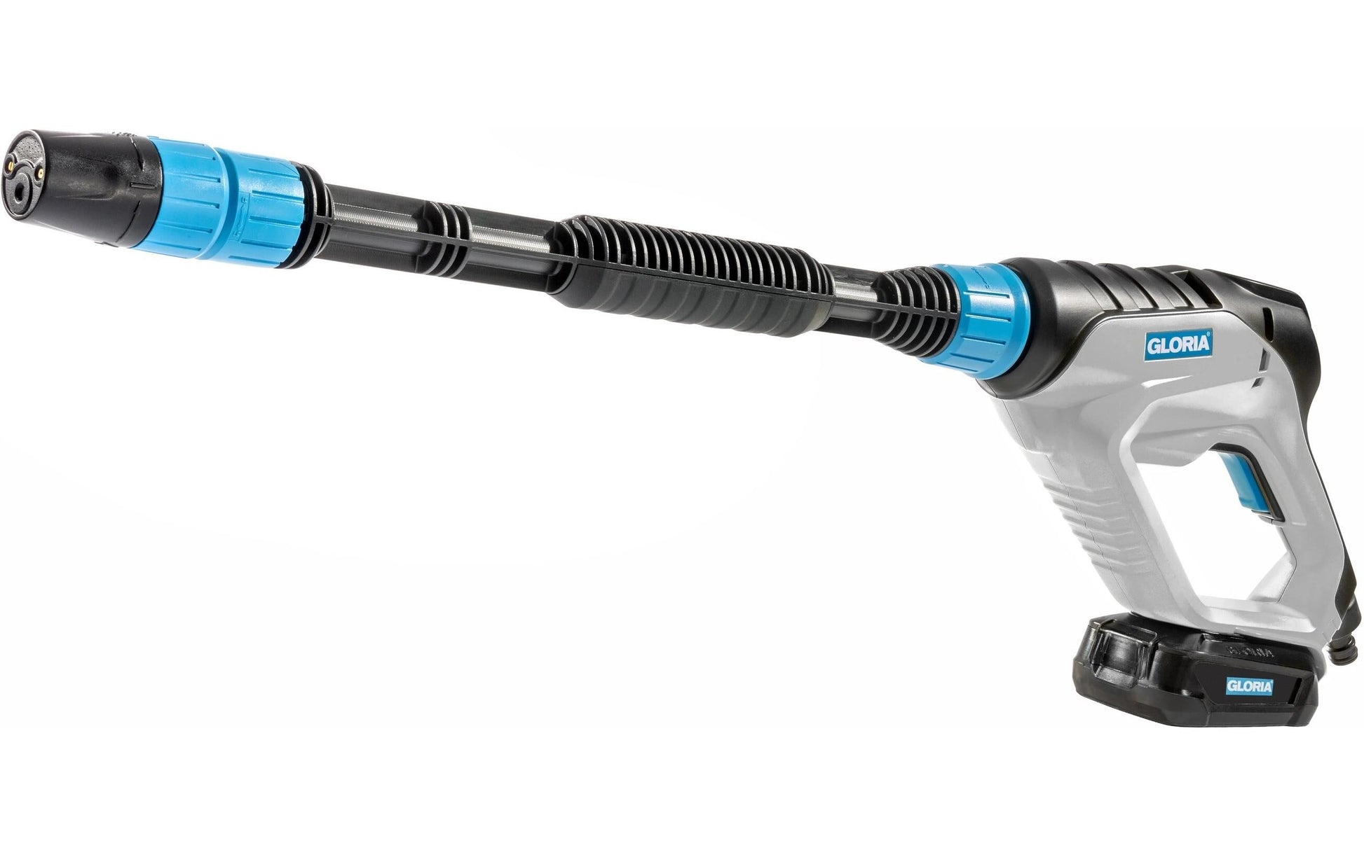 Gloria Drucksprüher MultiJet 18V – 500 cm Schlauch, Schwarz