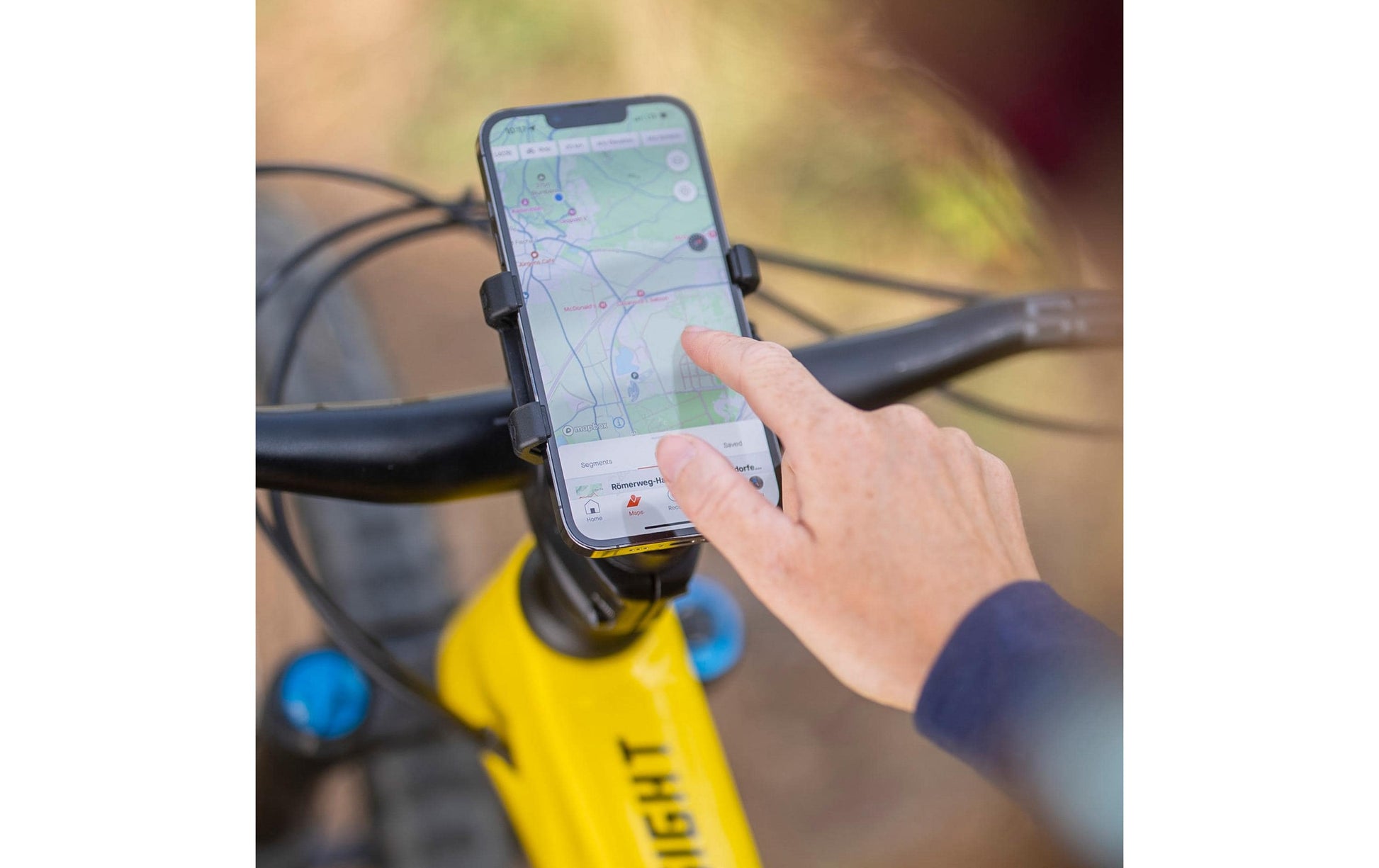 SP Connect SPC+ – Fahrrad-/Motorrad-Halterung – Klemmhalterung, Lenker, drehbar – Schwarz