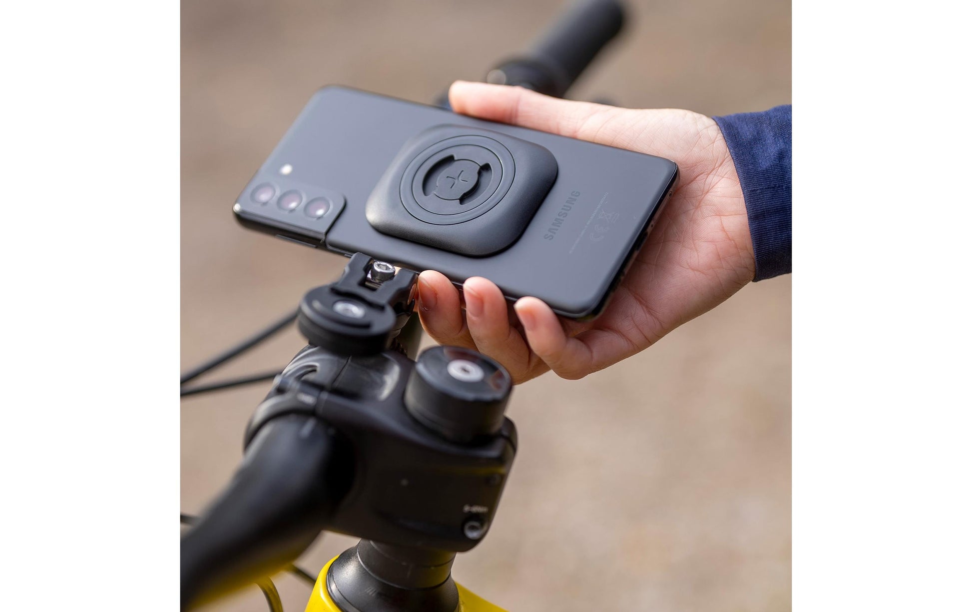 SP Connect Universal Interface SPC+ – Fahrrad-/Motorrad-Halterung – drehbar, Fahrradlenker – Schwarz