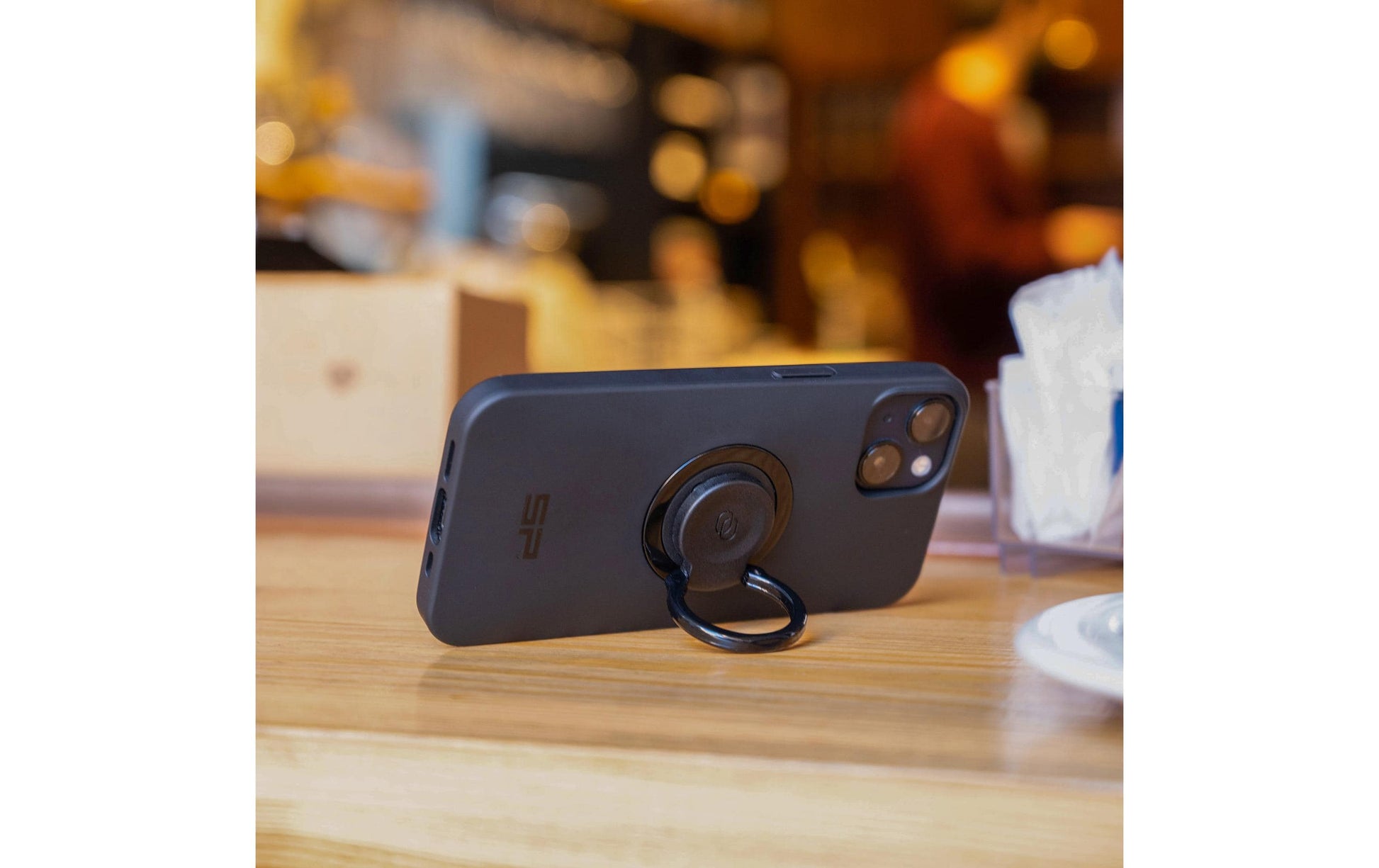 SP Connect SPC+ – Ring-Mount – Drehbar, faltbar, universal – für Hand – Schwarz