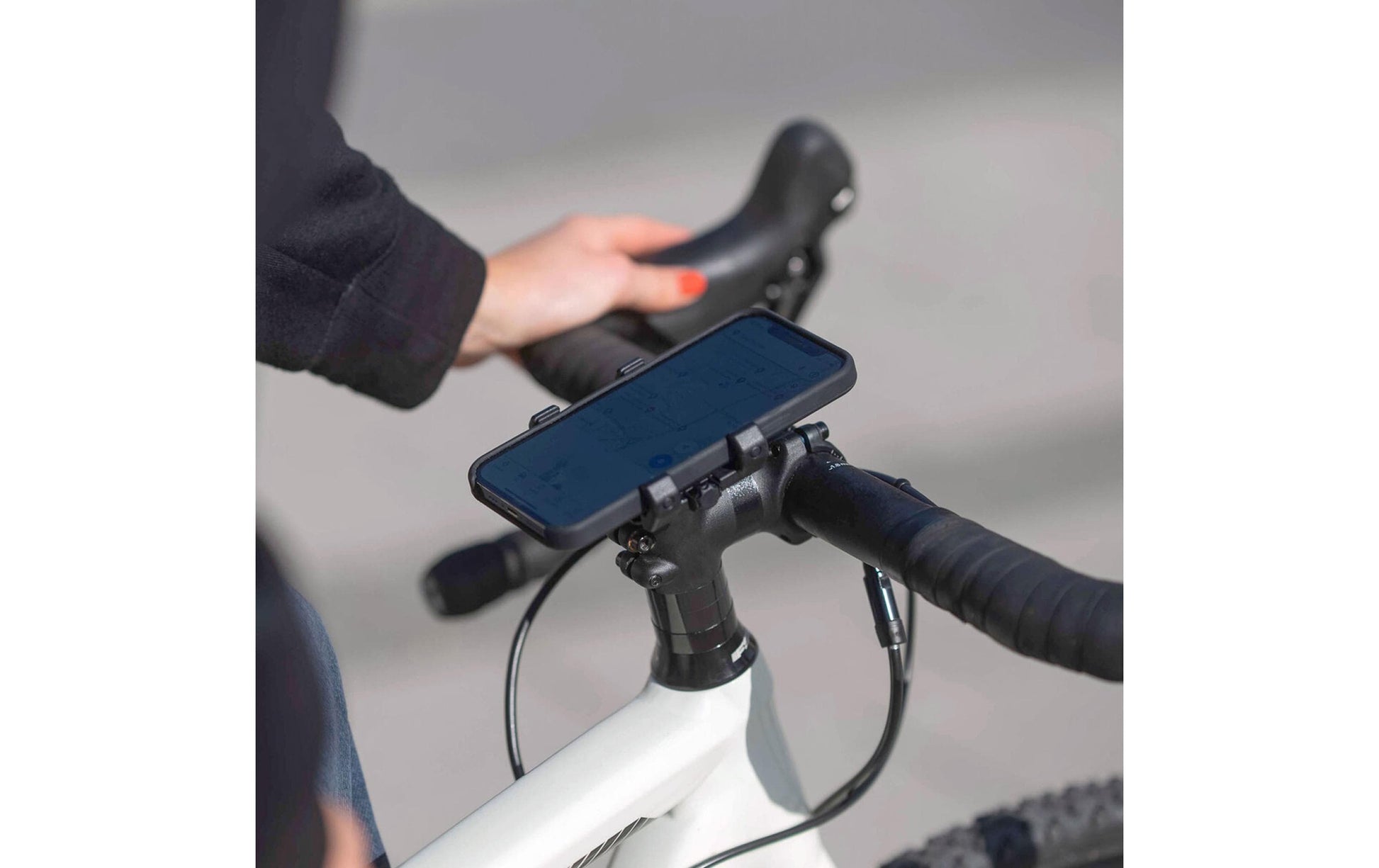 SP Connect Bike Bundle SPC+ – Fahrrad-/Motorrad-Halterung – Lenker – für Smartphones (universal) – Schwarz