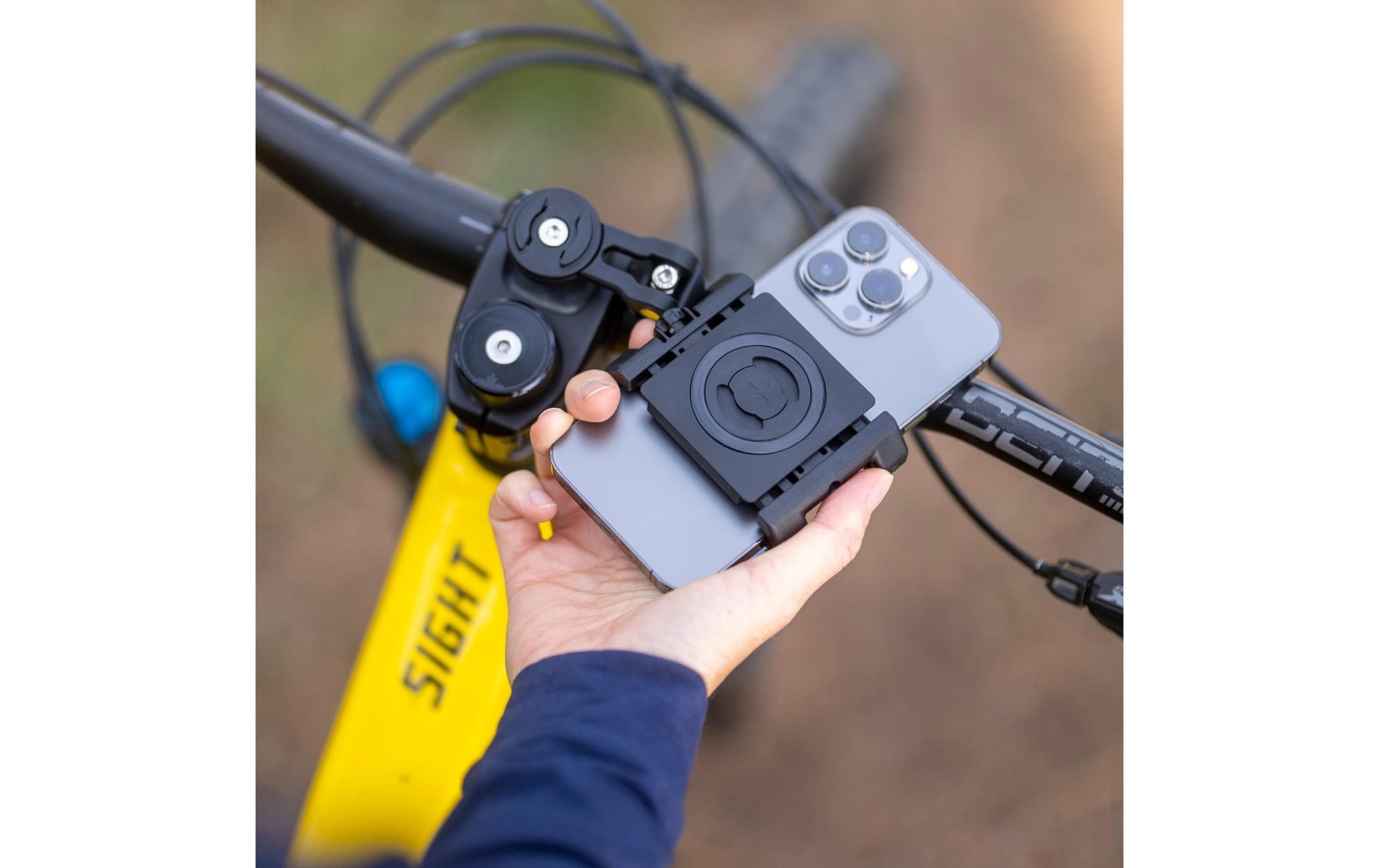 SP Connect Bike Bundle SPC+ – Fahrrad-/Motorrad-Halterung – Lenker – für Smartphones (universal) – Schwarz