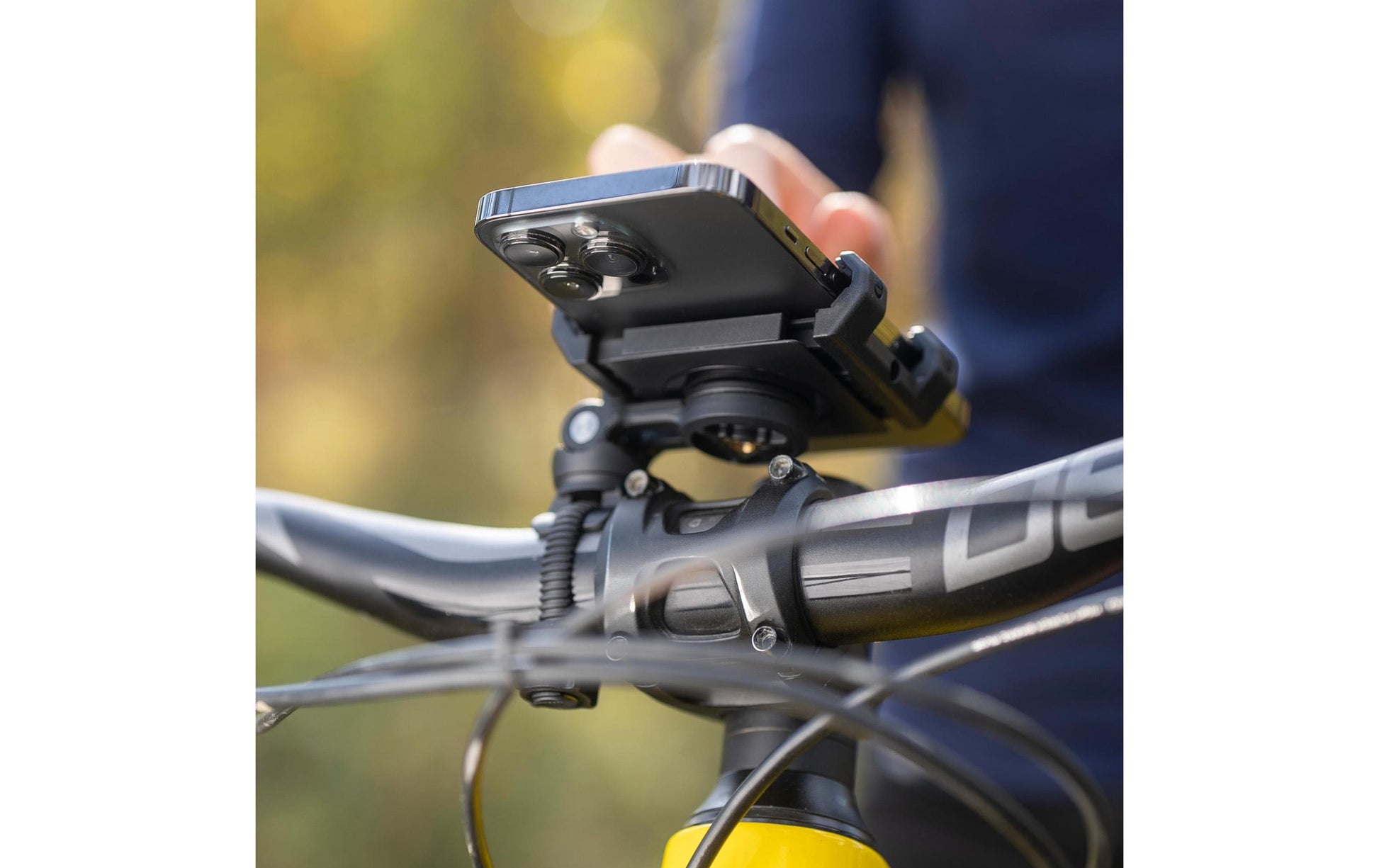 SP Connect Bike Bundle SPC+ – Fahrrad-/Motorrad-Halterung – Lenker – für Smartphones (universal) – Schwarz