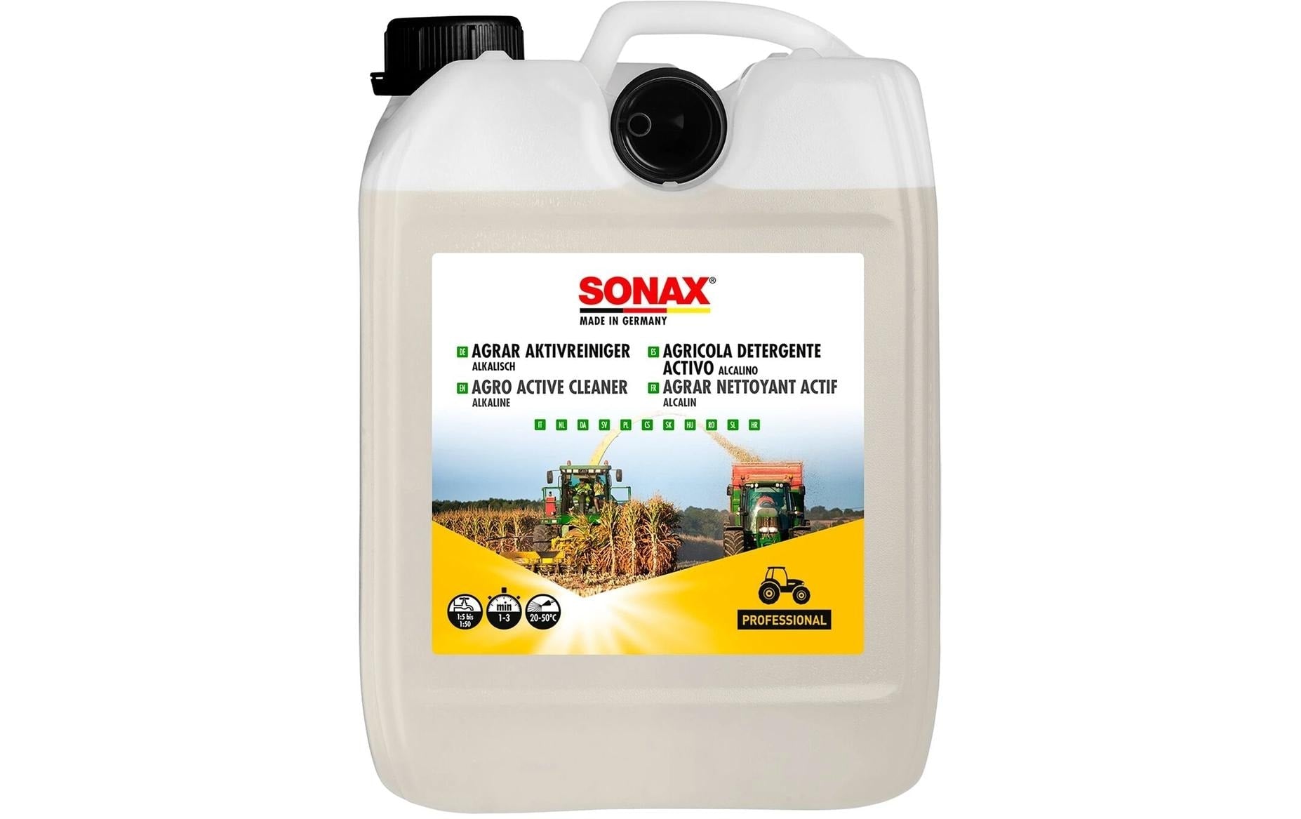 Sonax AGRAR AktivReiniger 726500 Abflussreiniger – alkalisch – 5 l